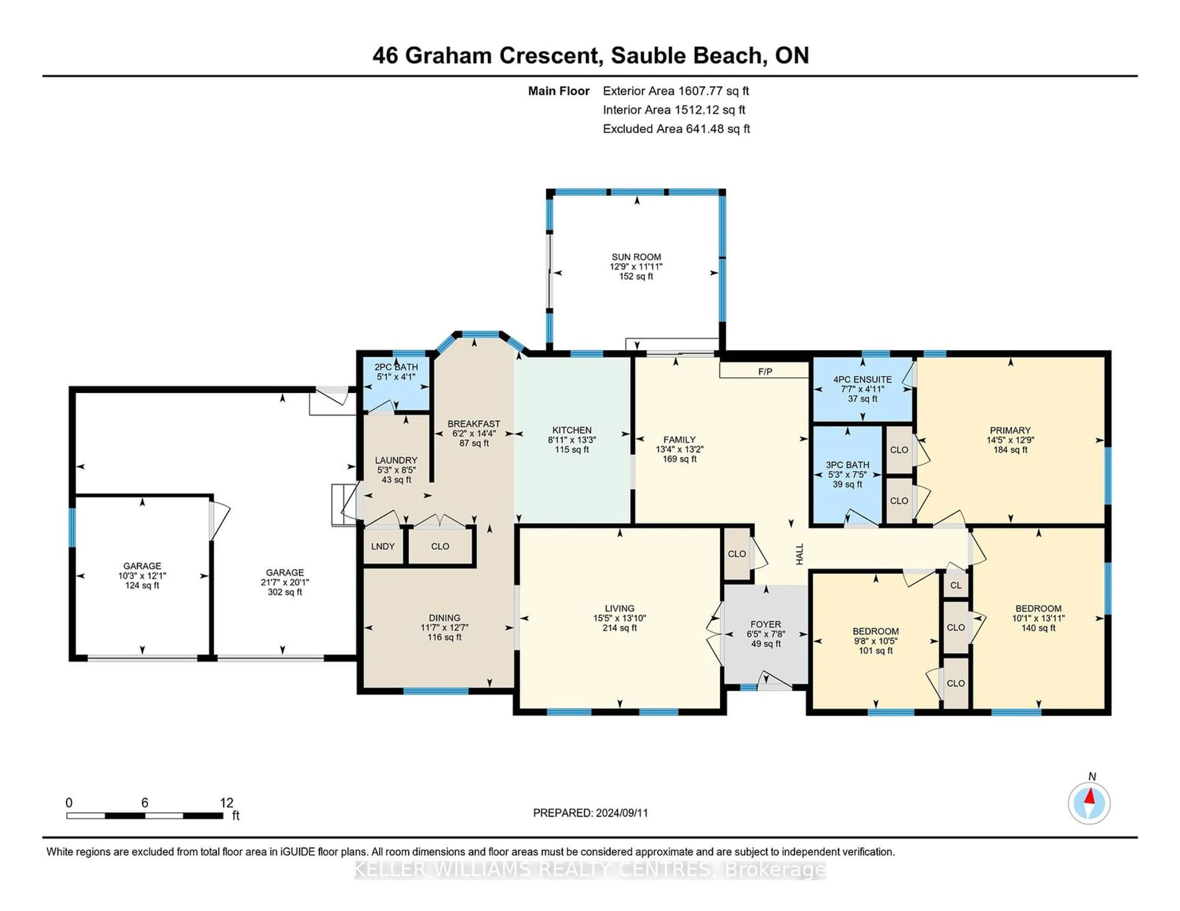 Floor plan for 46 Graham Cres, South Bruce Peninsula Ontario N0H 2G0