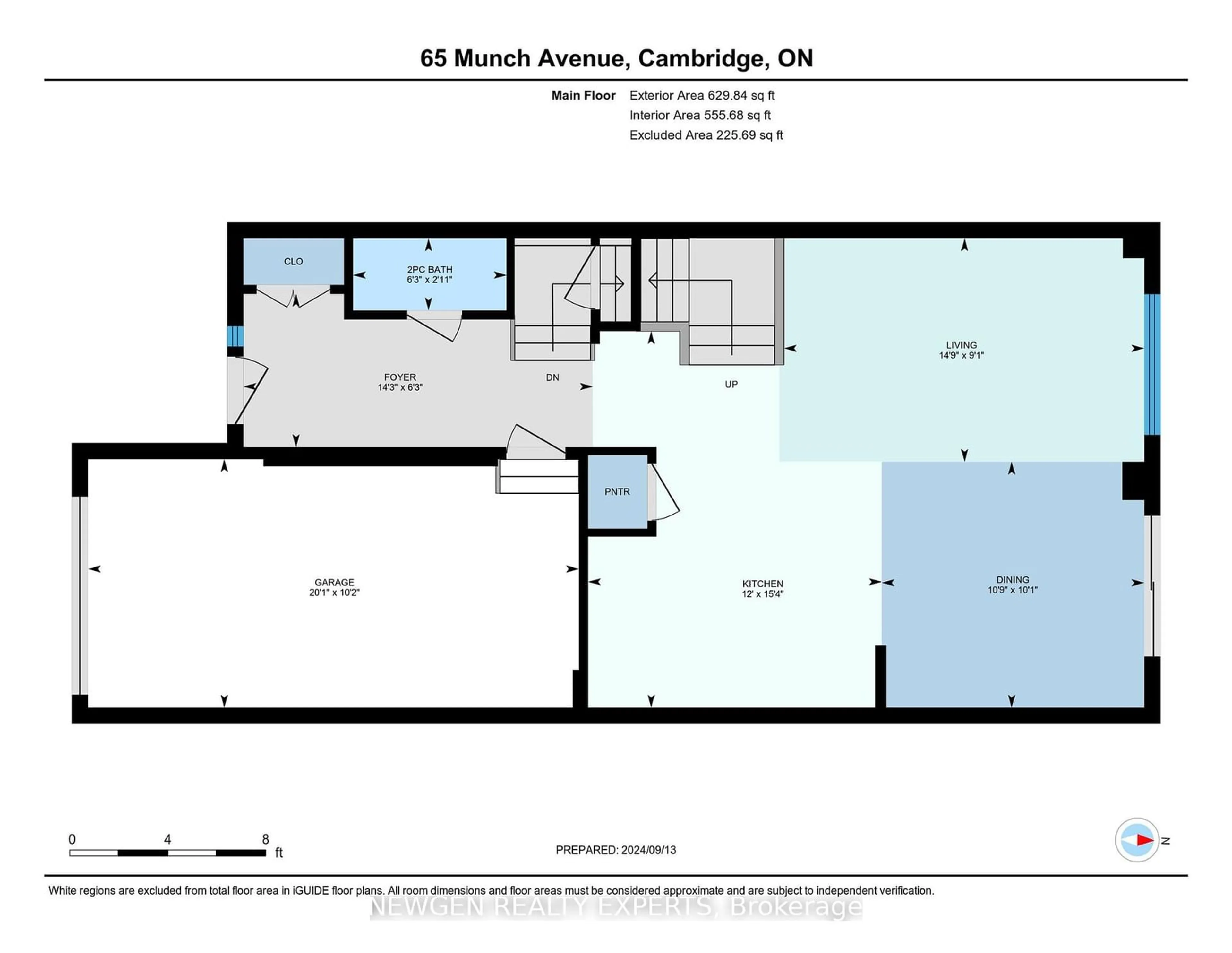 Floor plan for 65 Munch Ave, Cambridge Ontario N1R 8K4