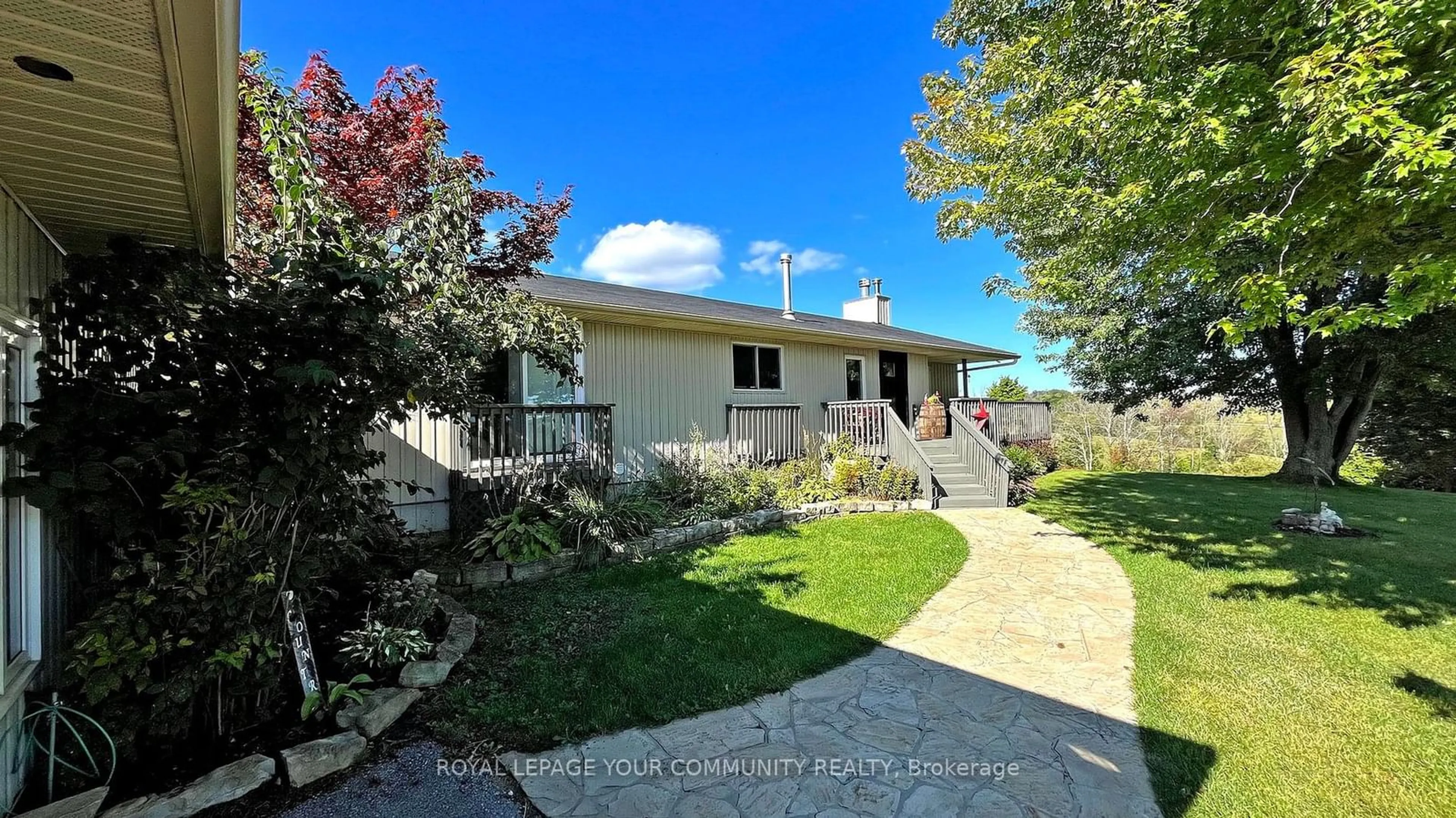 A pic from exterior of the house or condo, the fenced backyard for 88 Highland Rd, Alnwick/Haldimand Ontario K0K 2X0