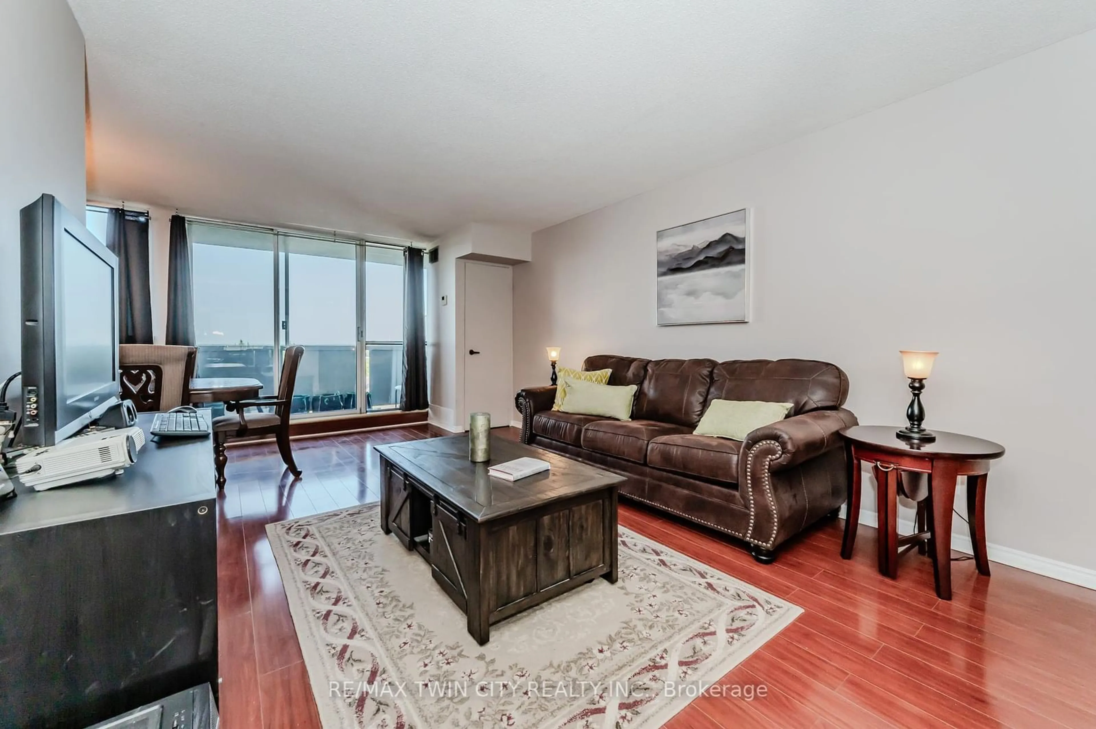 Living room for 375 King St #707, Waterloo Ontario N2J 4L6