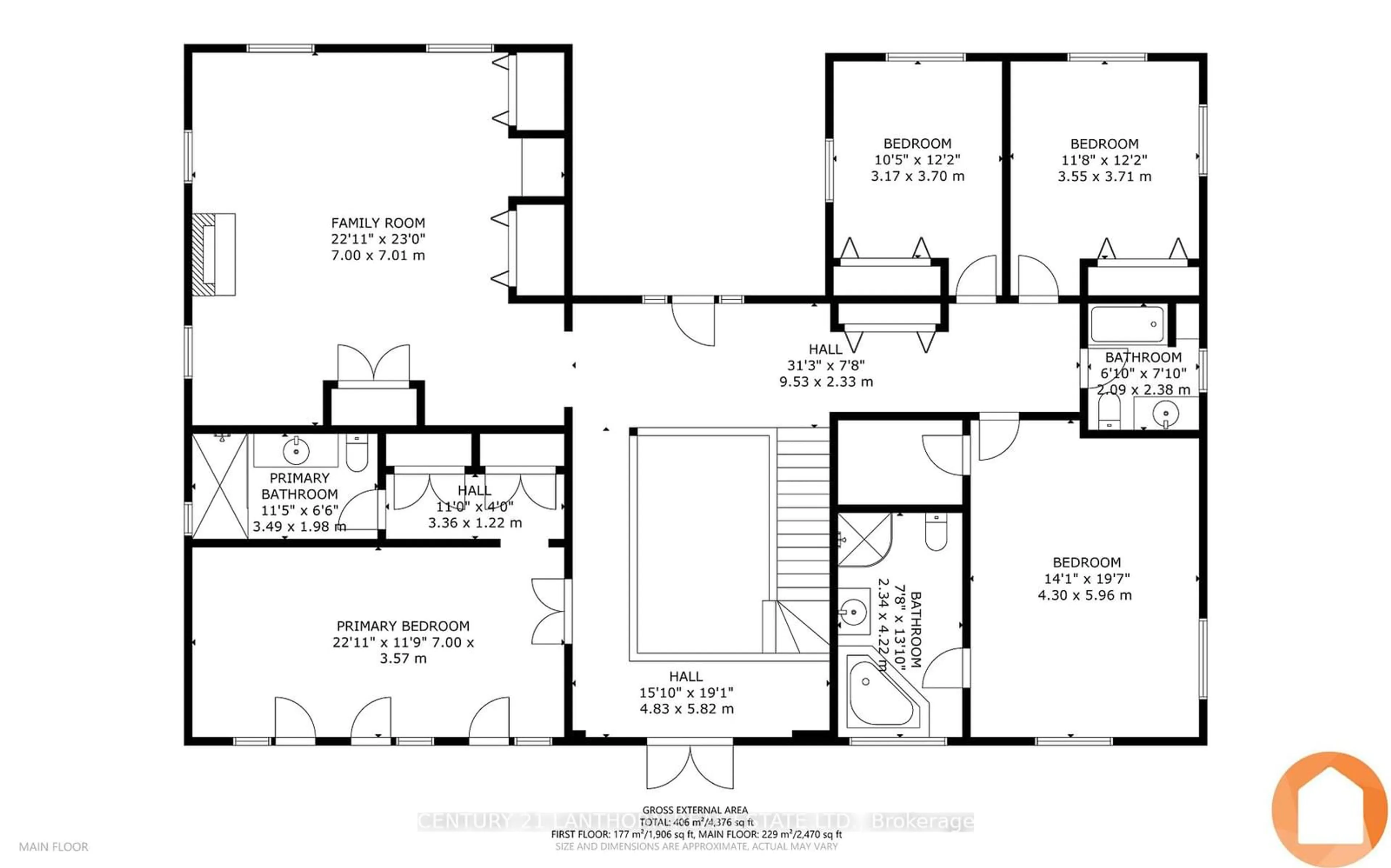 Floor plan for 2009 County Rd 13 Rd, Prince Edward County Ontario K0K 2P0