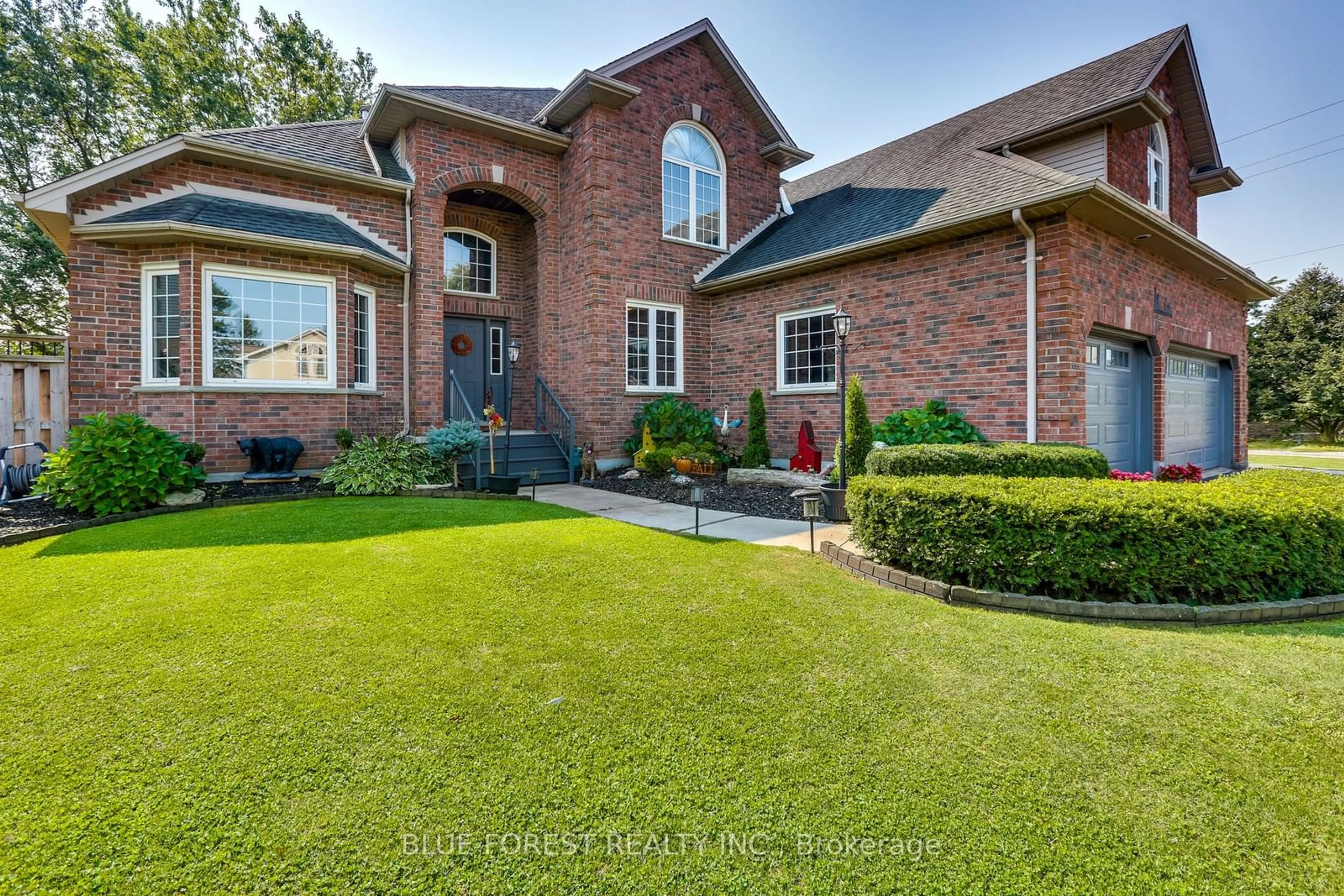 Home with brick exterior material for 1 Meadowbrook Lane, Thames Centre Ontario N0M 2P0