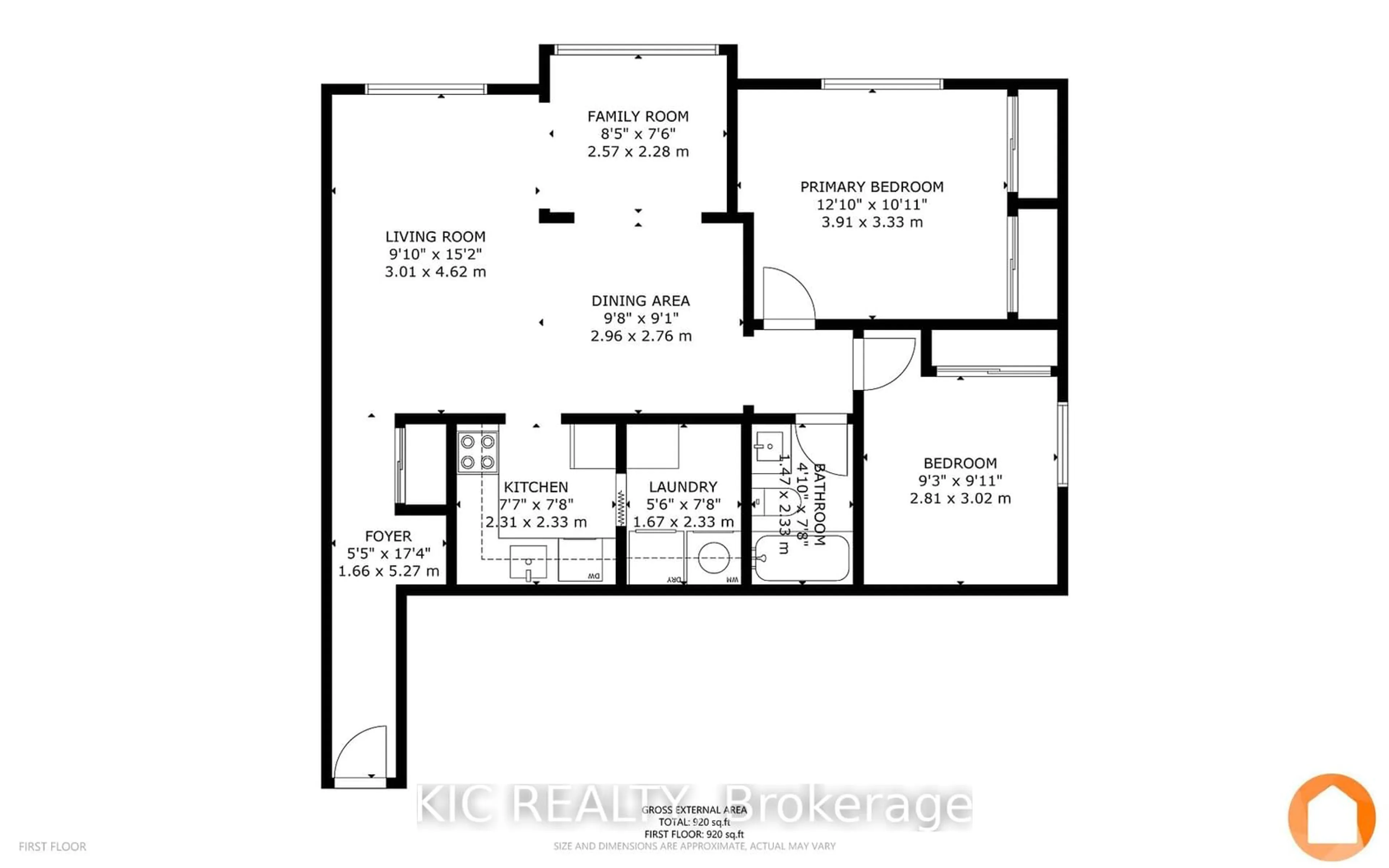 Floor plan for 1 Heritage Way #314, Kawartha Lakes Ontario K9V 5P9