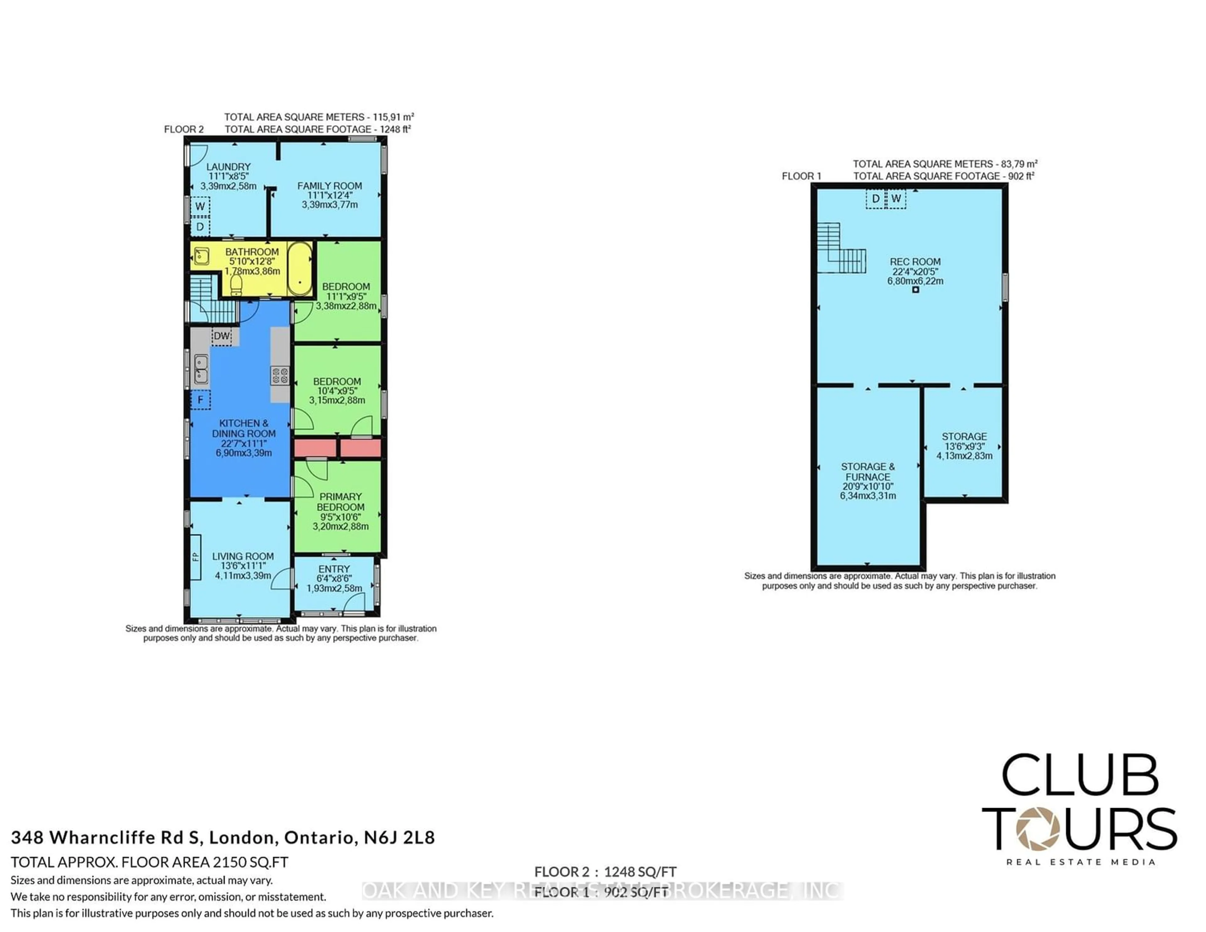 Floor plan for 348 Wharncliffe Rd, London Ontario N6J 2L8