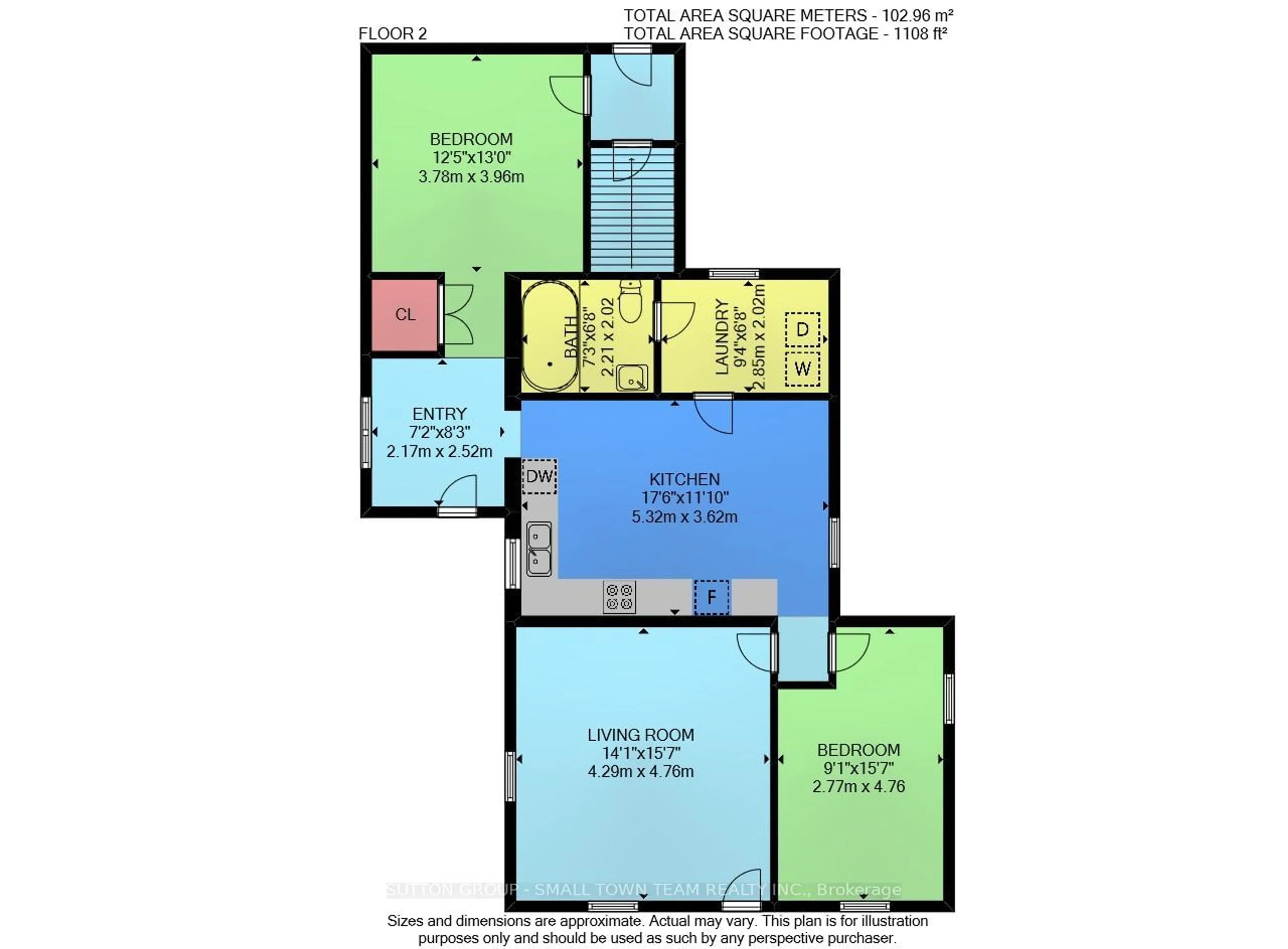 Floor plan for 456 Andrew St, South Huron Ontario N0M 1S1