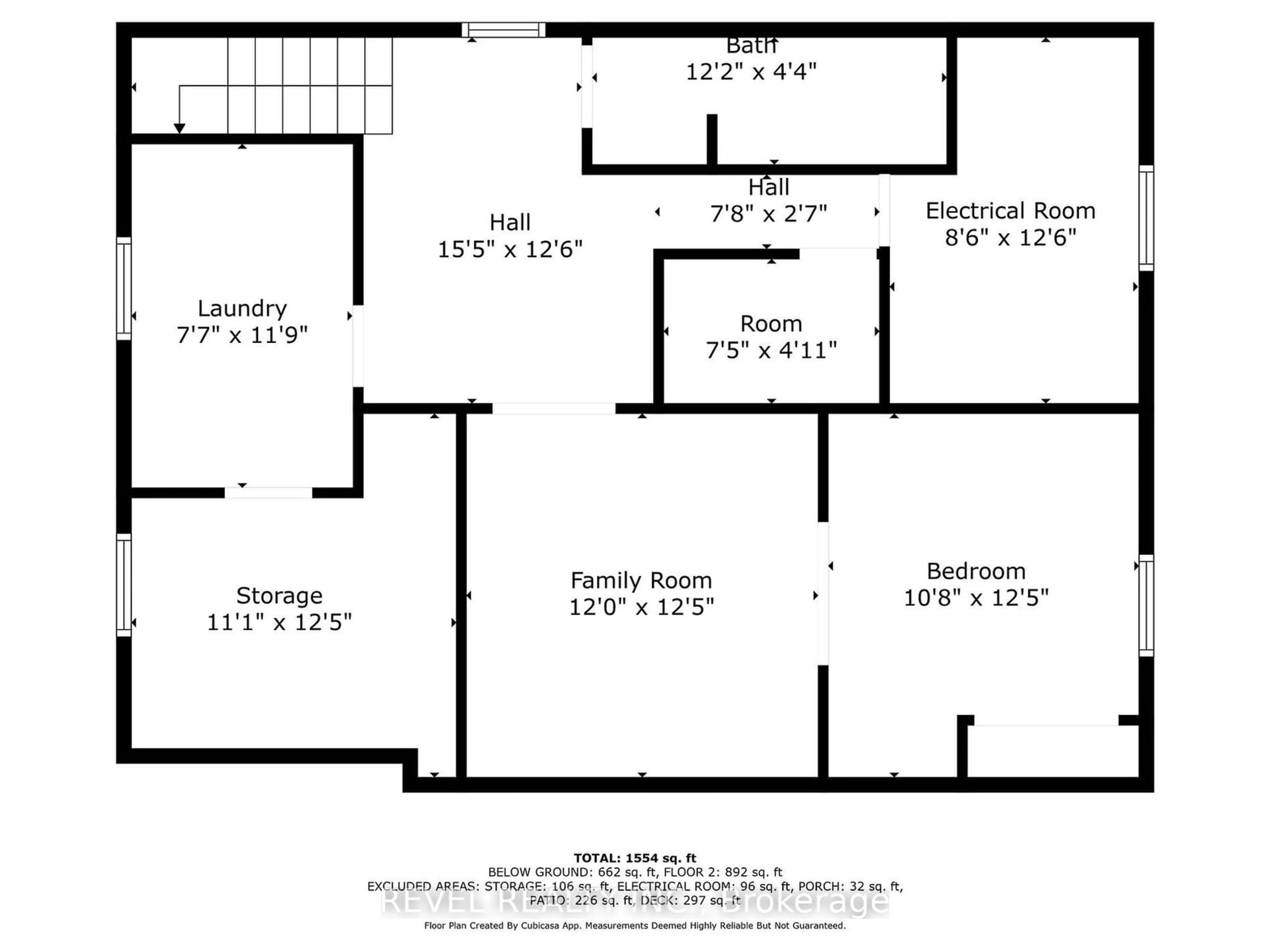 Floor plan for 198 West 32nd St, Hamilton Ontario L9C 5H4