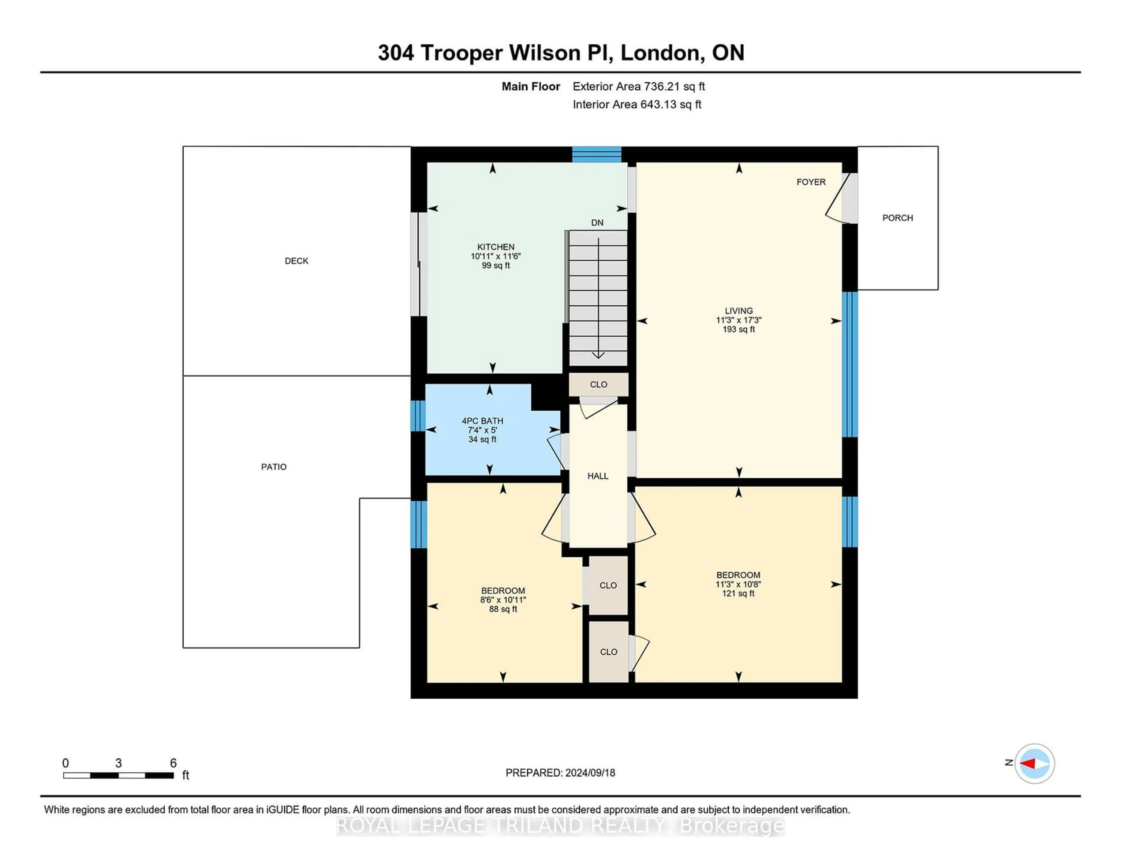 Floor plan for 304 Trooper Wilson Pl, London Ontario N5W 0A8