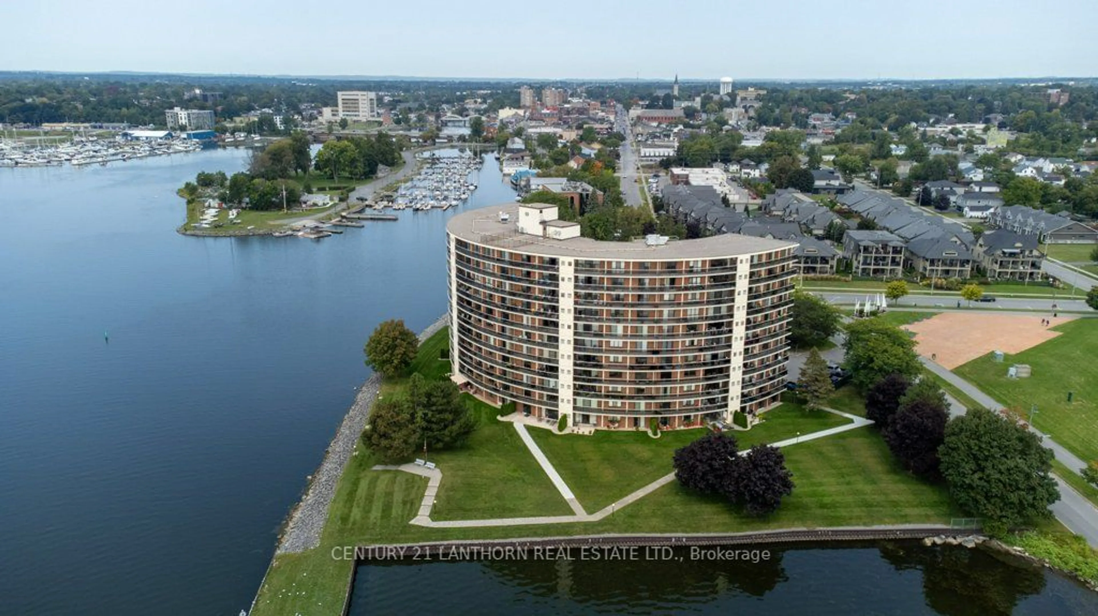 A pic from exterior of the house or condo, the view of lake or river for 2 South Front St #204, Belleville Ontario K8N 5K7