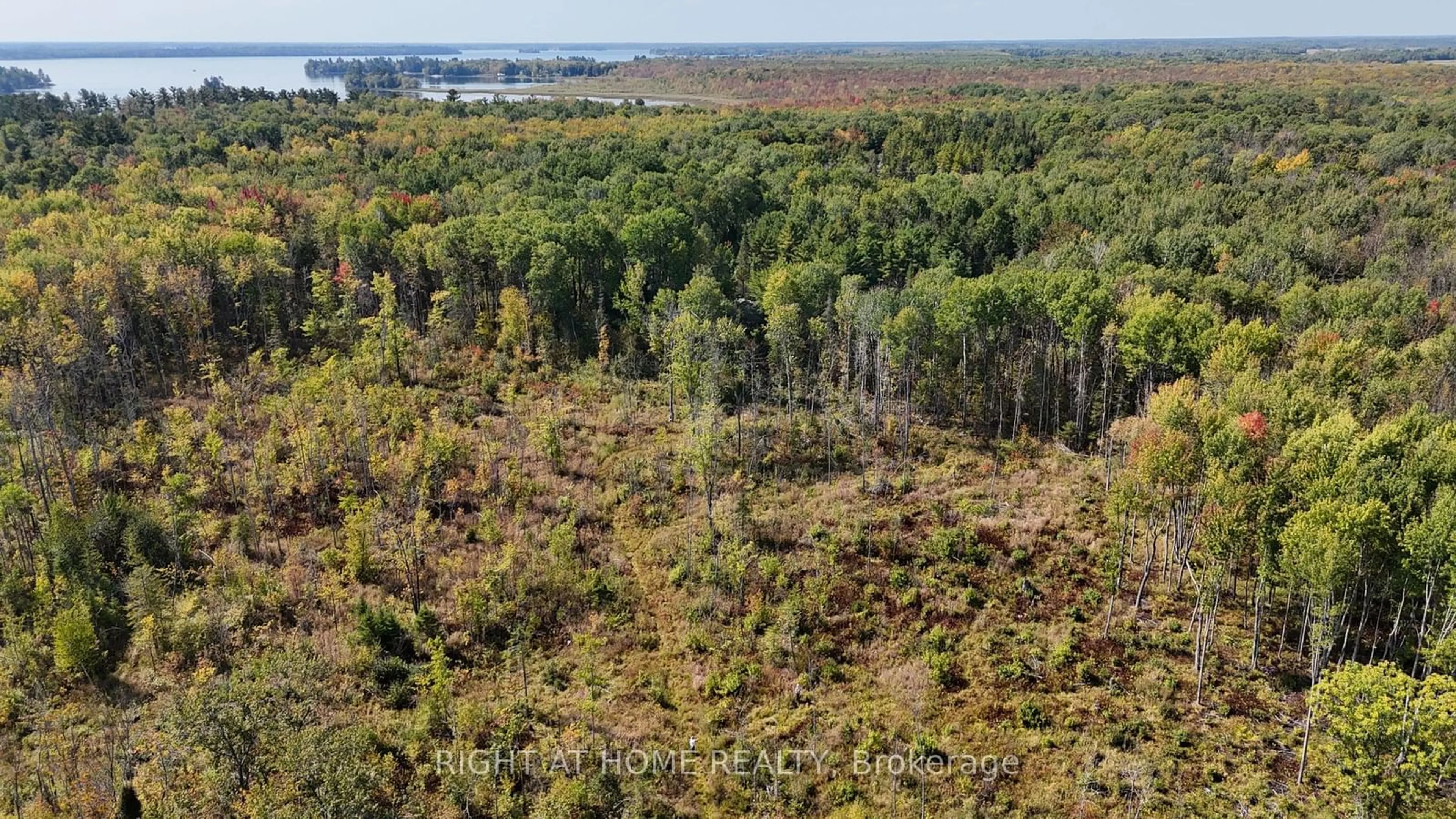 A pic from outside/outdoor area/front of a property/back of a property/a pic from drone, forest/trees view for 0 Laplage Rd, West Nipissing Ontario P0H 2M0