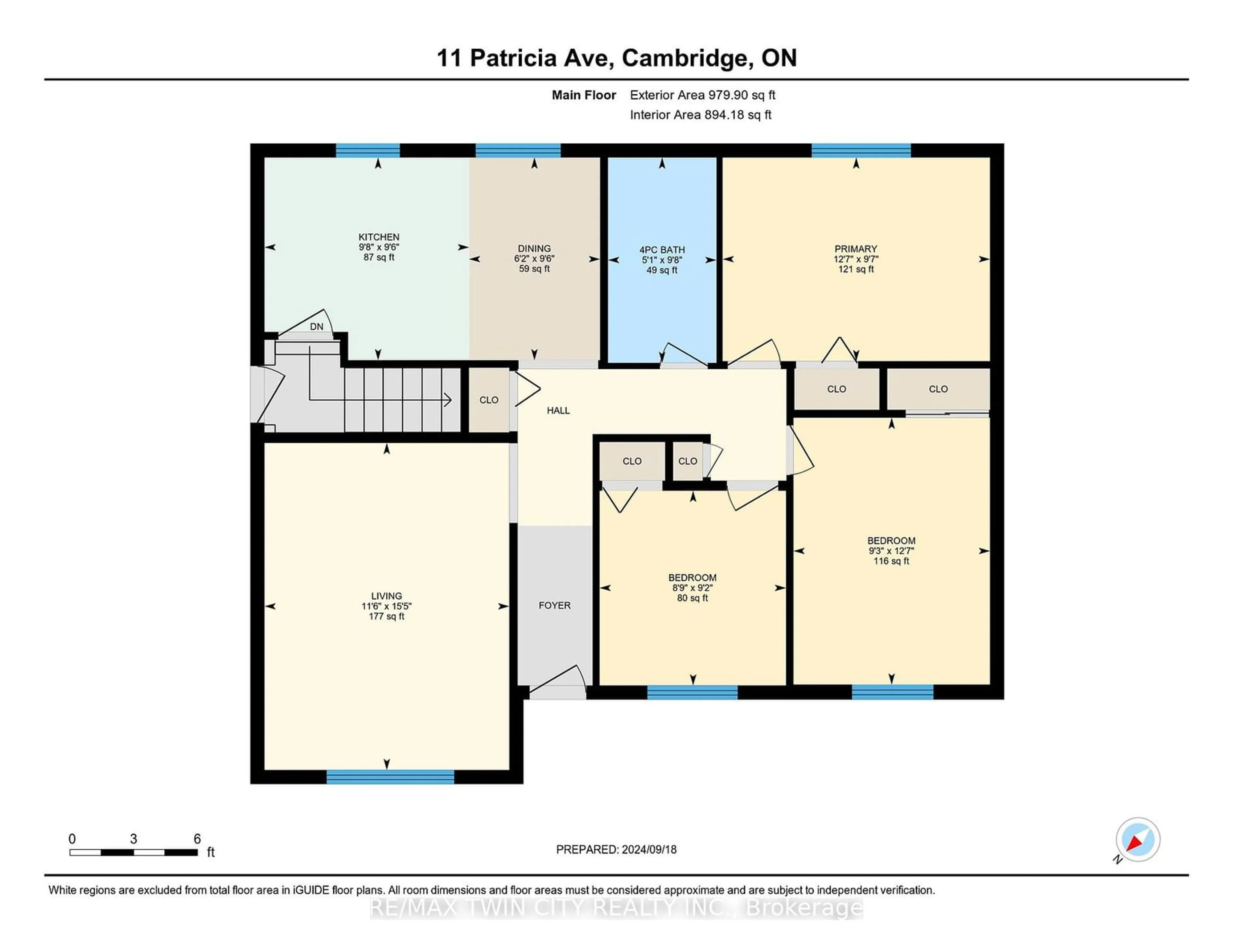 Floor plan for 11 Patricia Ave, Cambridge Ontario N1R 8B1