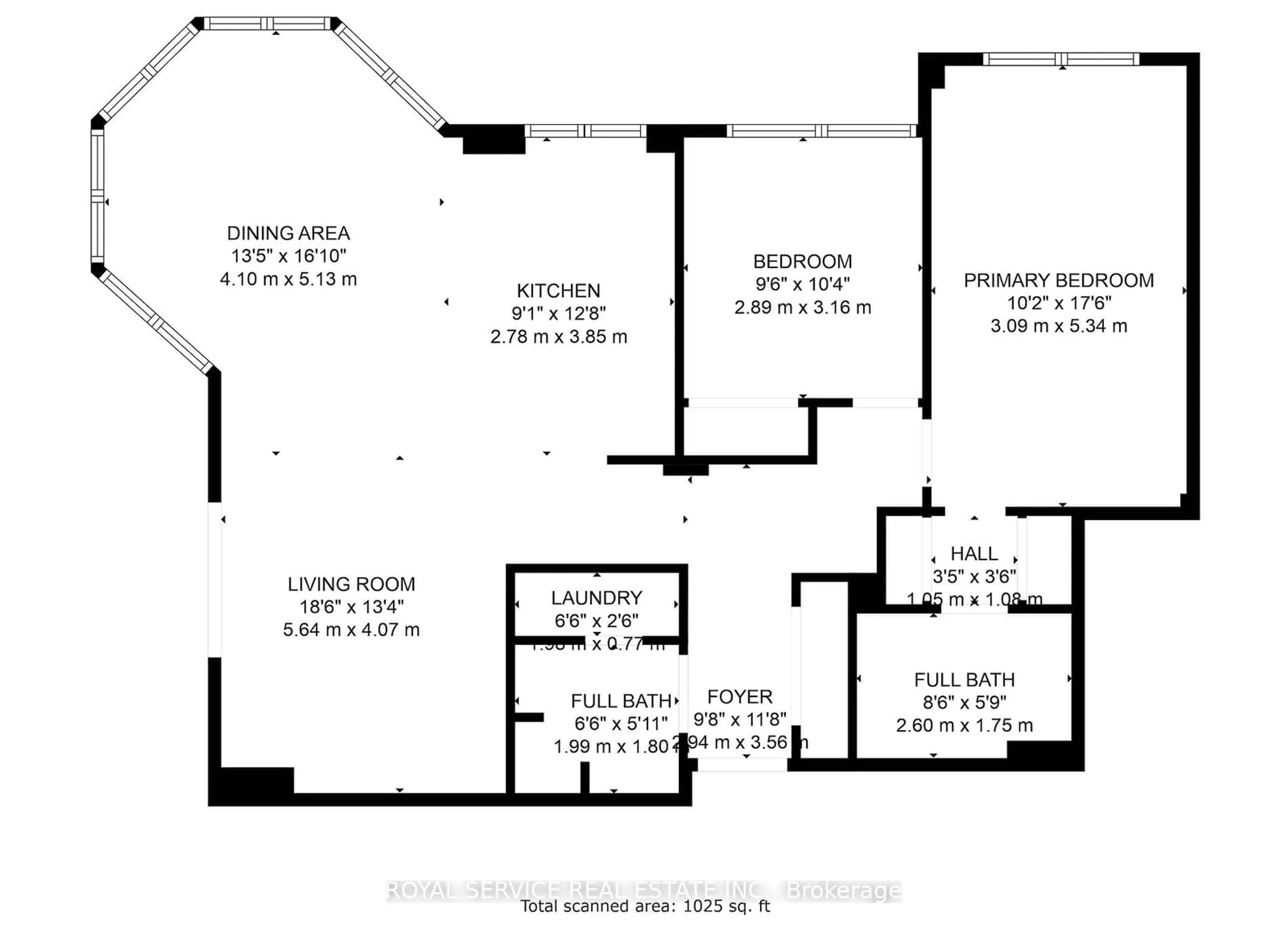 Floor plan for 145 Third St #104, Cobourg Ontario K9A 5X1