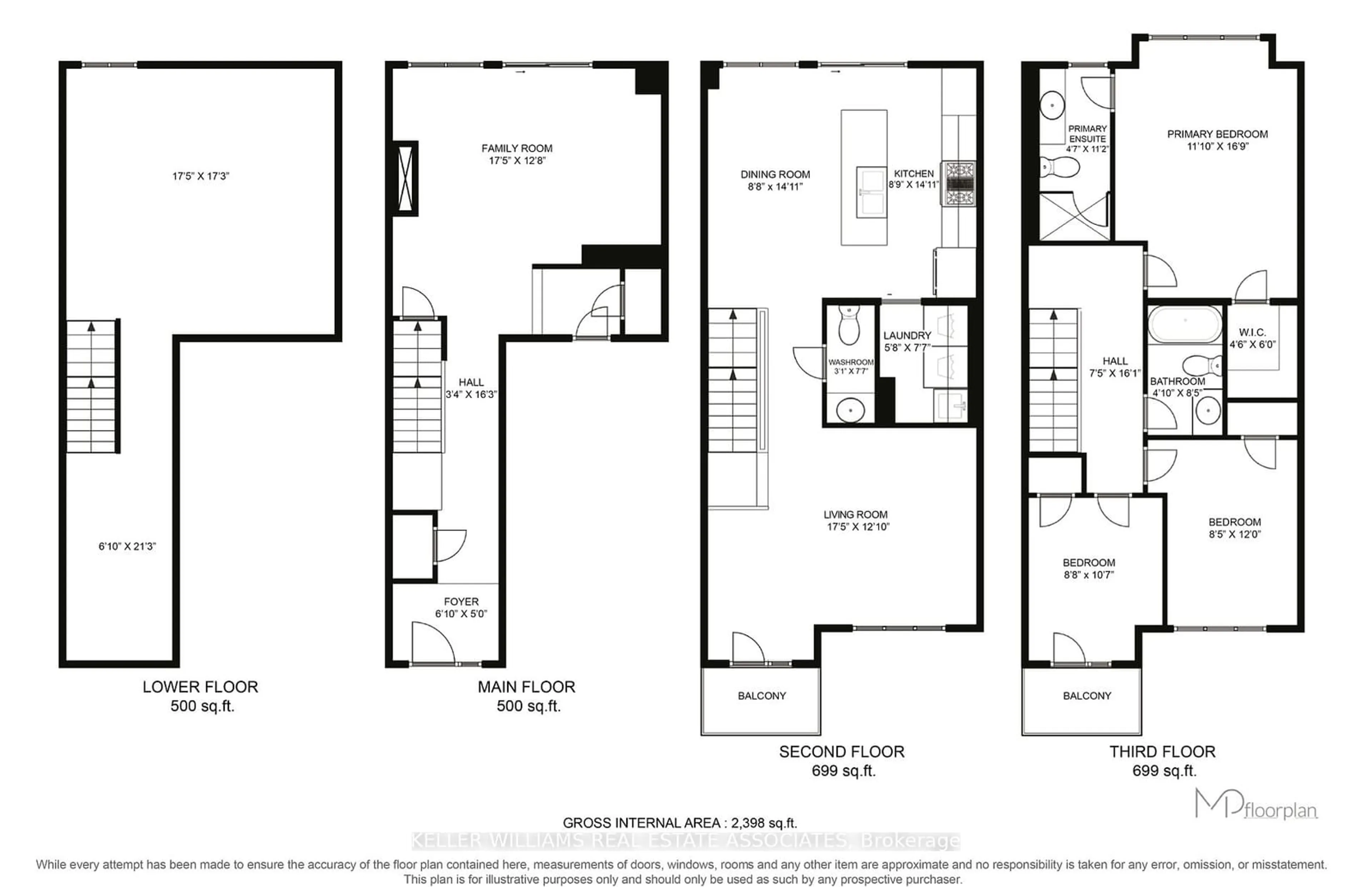 Floor plan for 123 Borers Creek Circ, Hamilton Ontario L8B 1W3