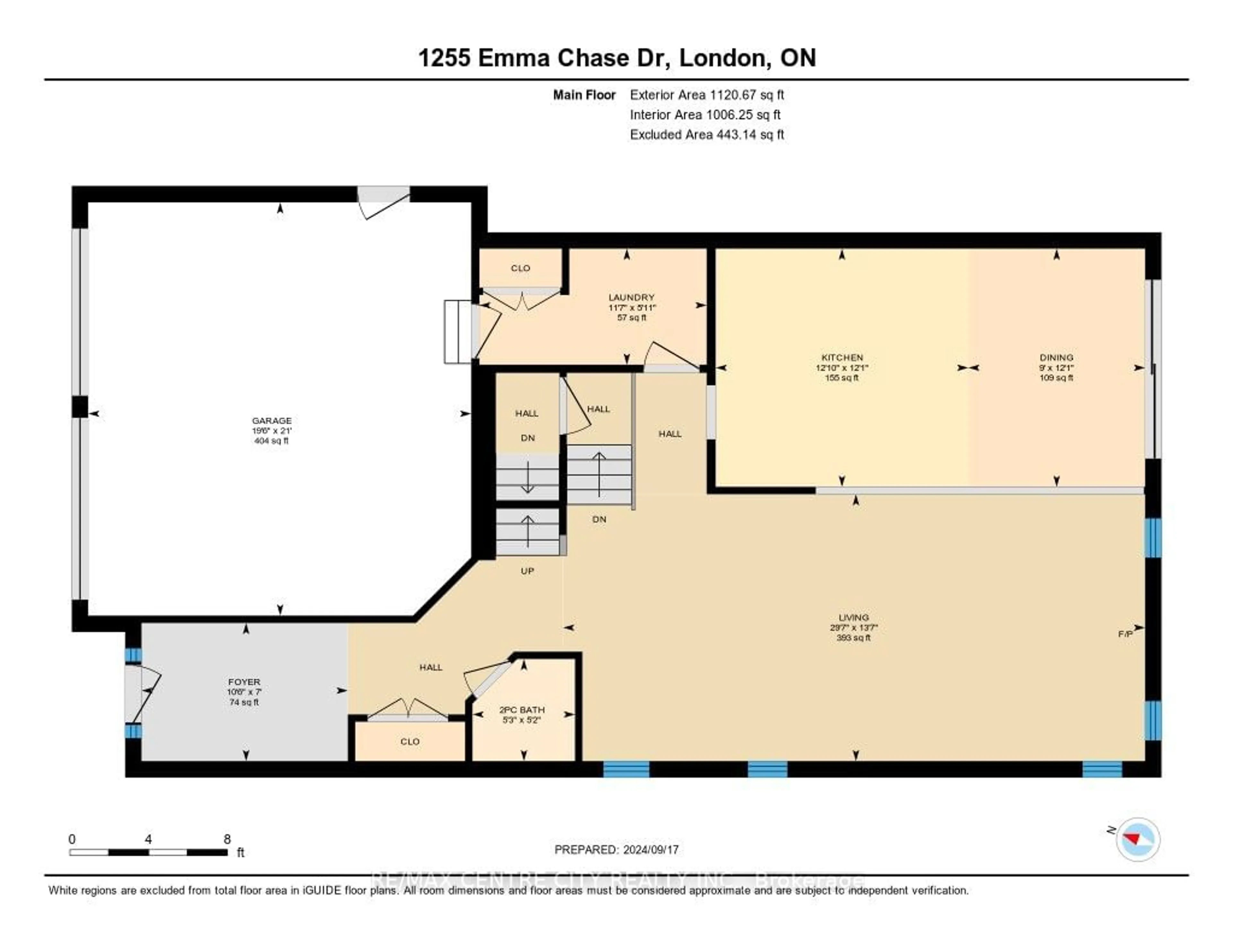 Floor plan for 1255 Emma Chase Dr, London Ontario N6H 5M5