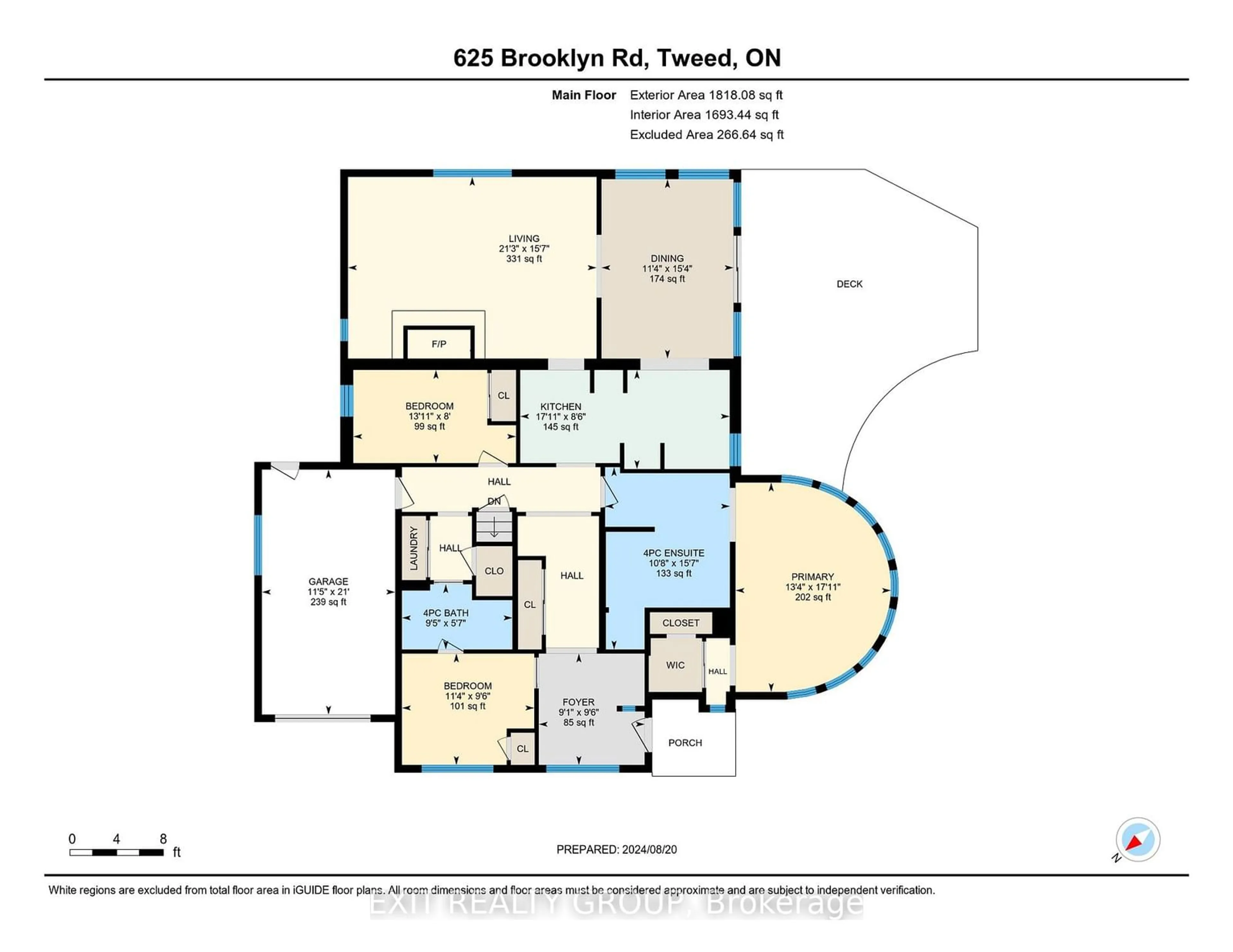 Floor plan for 625 Brooklyn Rd, Tweed Ontario K0K 3J0