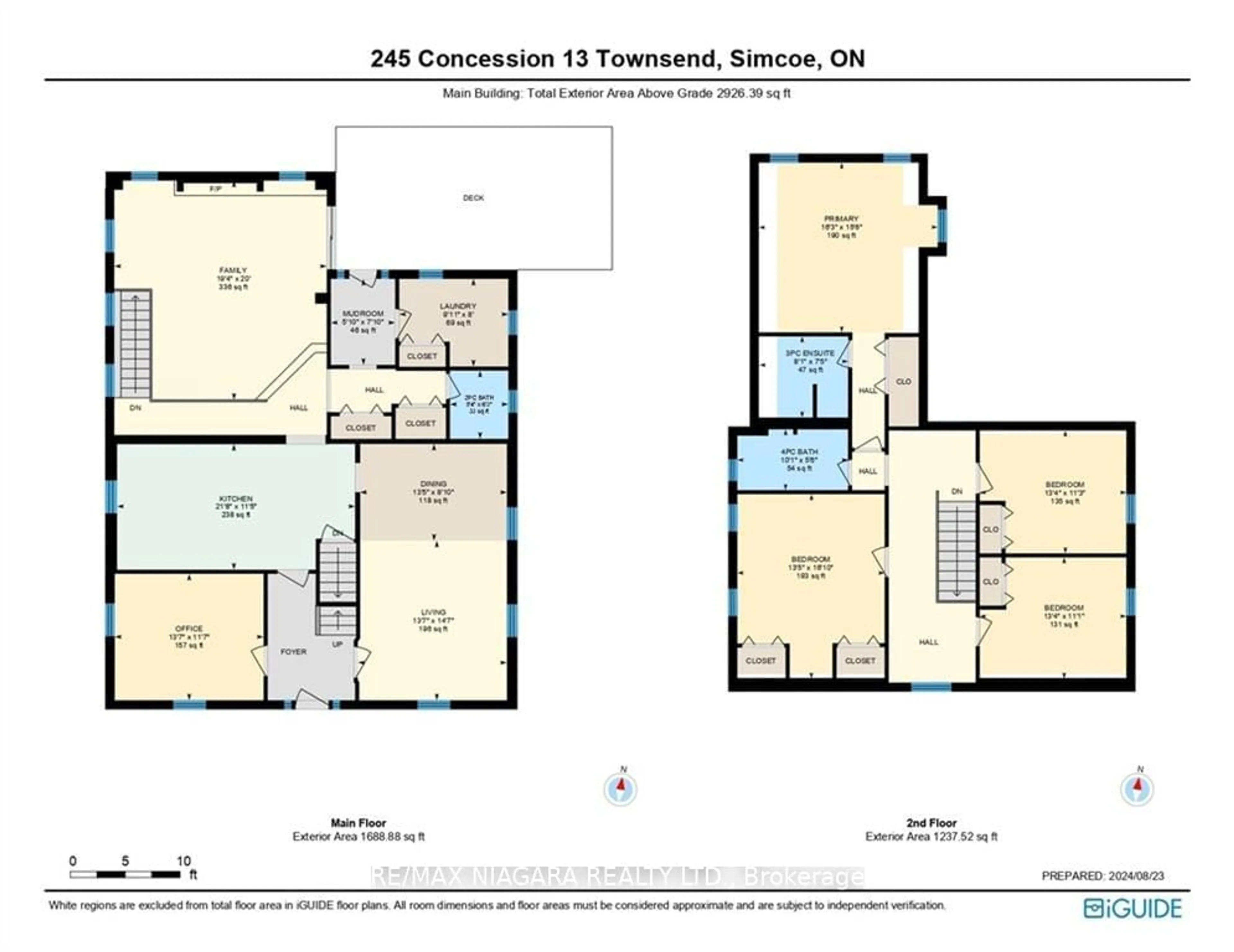 Floor plan for 245 Conc 13 Townsend, Norfolk Ontario N3Y 4K3