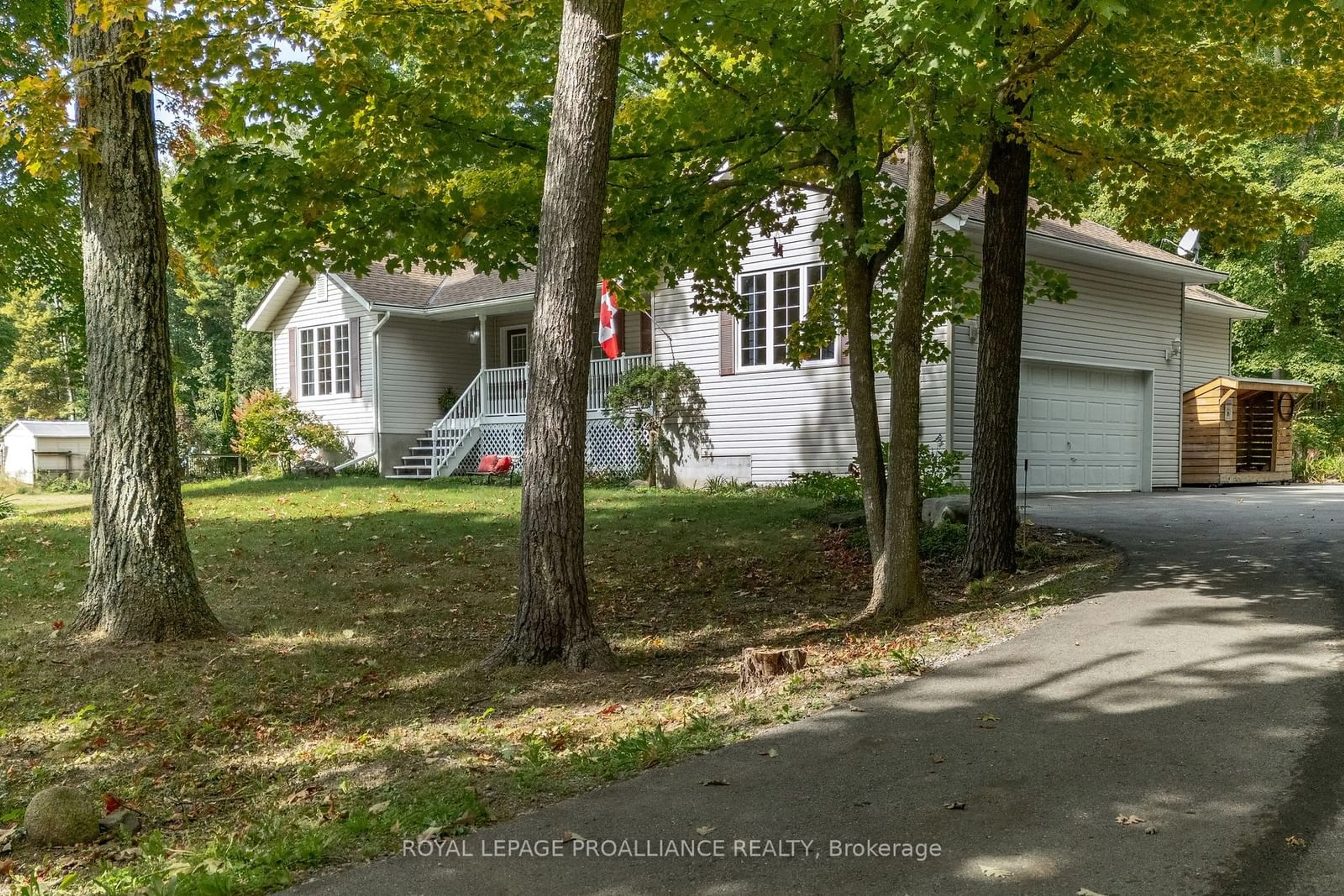 Frontside or backside of a home, the street view for 710 Airport Rd, Quinte West Ontario K0K 3E0