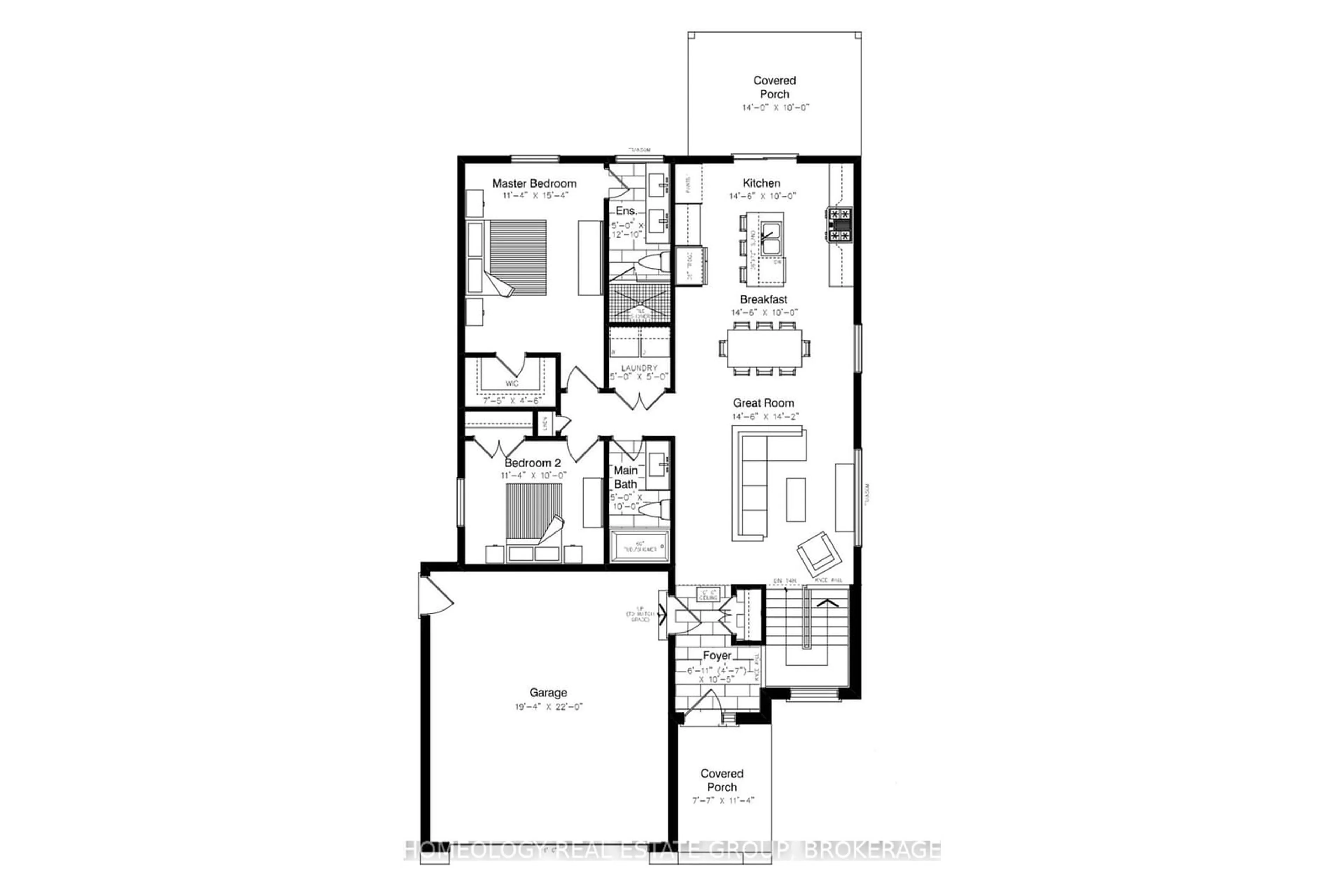 Floor plan for 287 King St, Southwest Middlesex Ontario N0L 1M0