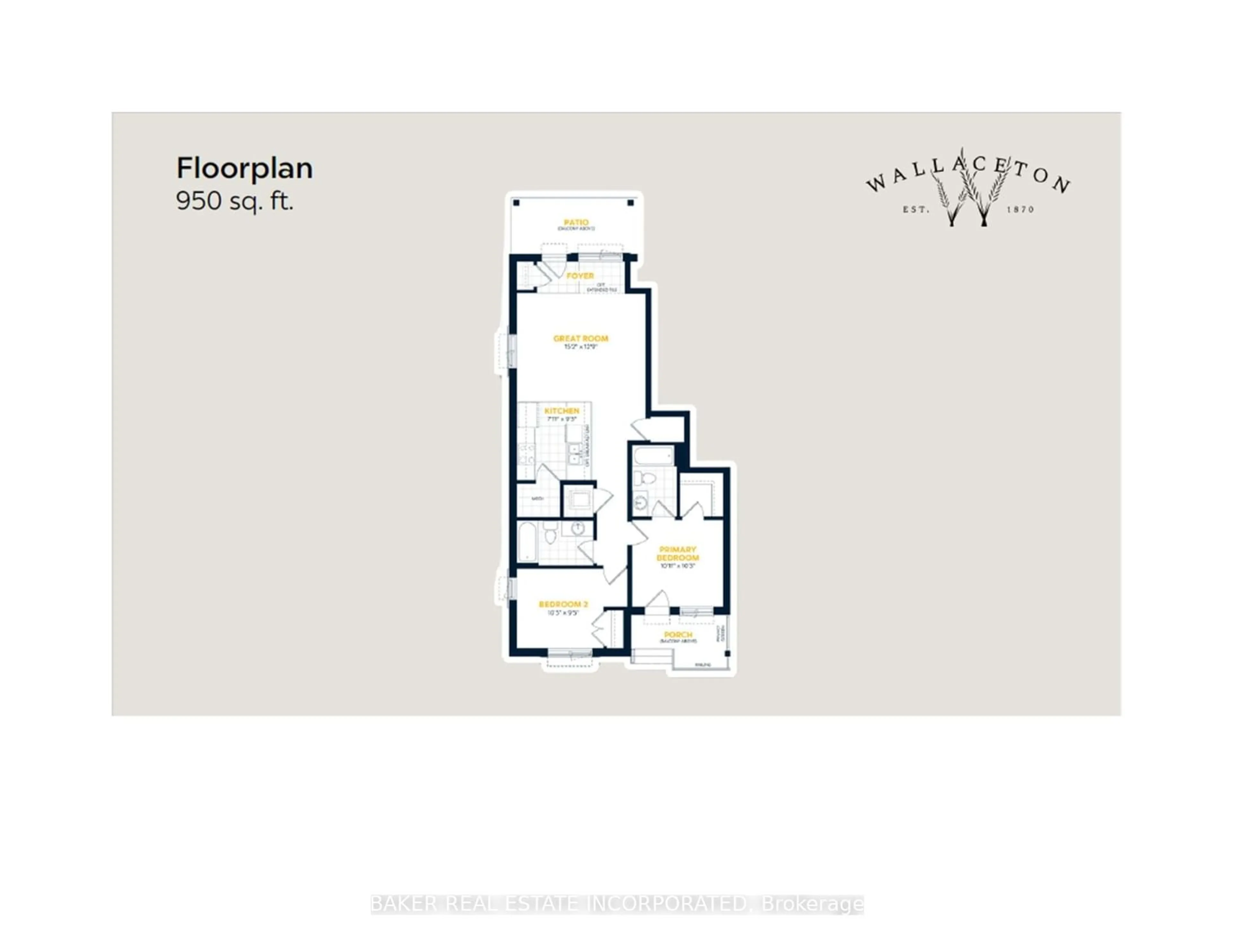 Floor plan for 2 Oat Lane #2, Kitchener Ontario N2R 0T1