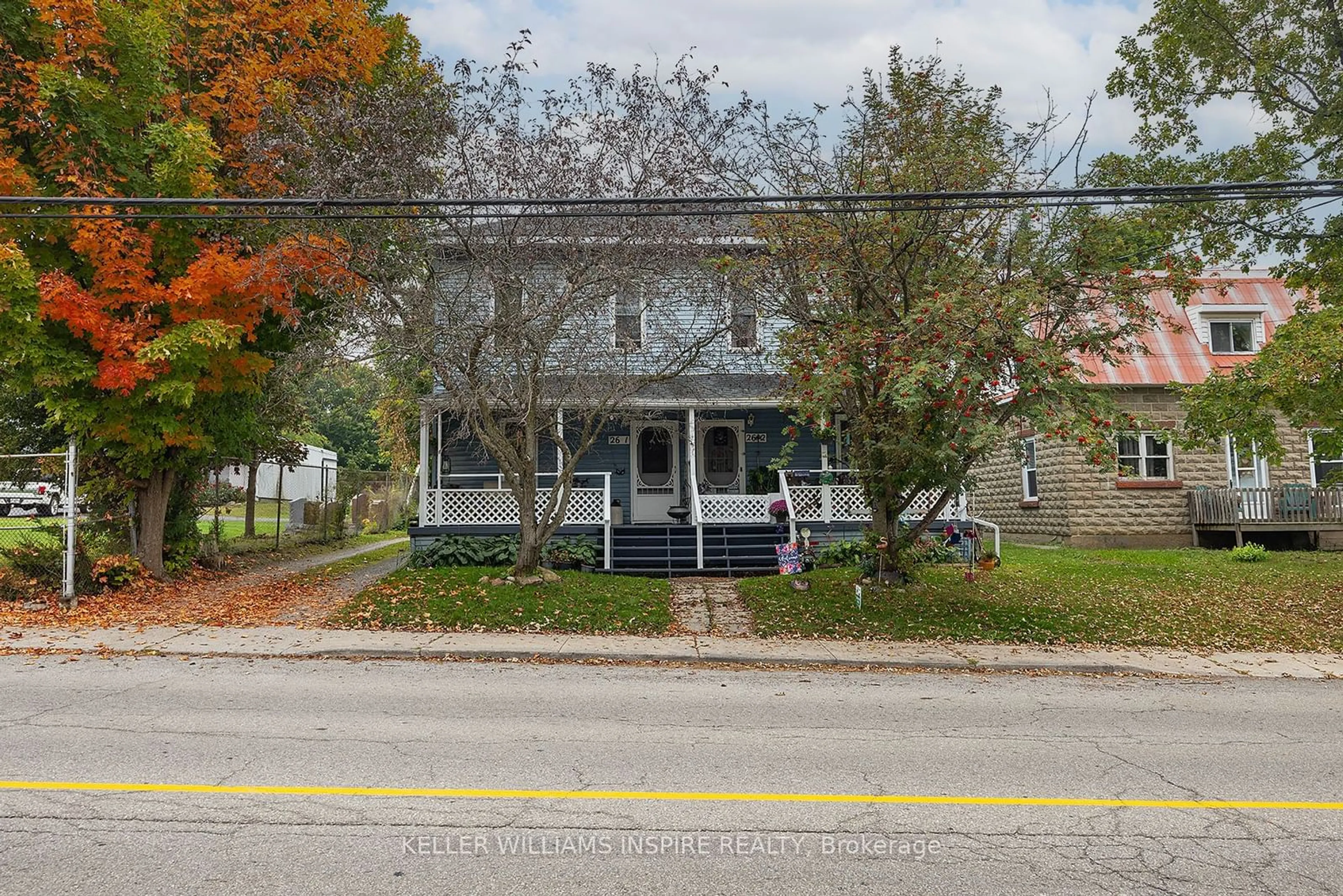 A pic from exterior of the house or condo, the street view for 26 Rideau St, Westport Ontario K0G 1X0