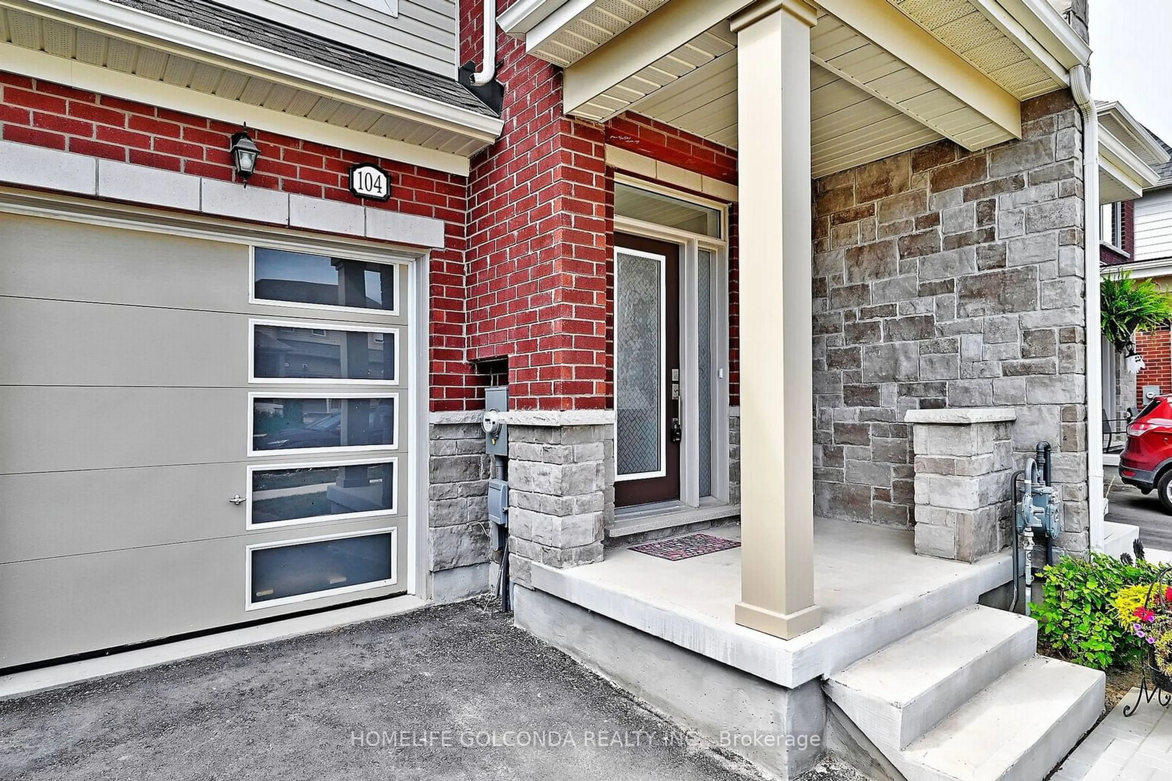 Home with brick exterior material for 104 Edminston Dr, Centre Wellington Ontario N1M 0J1