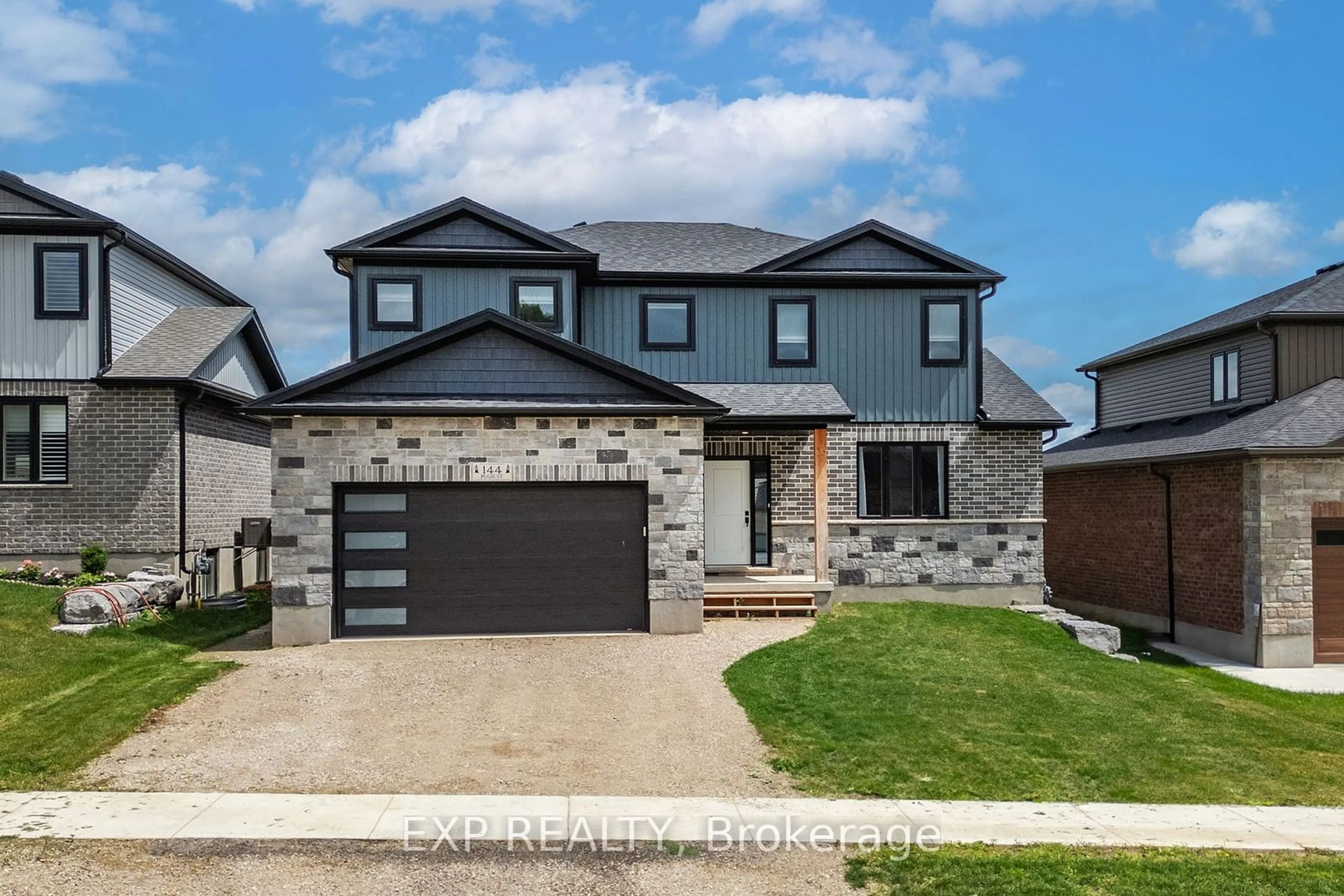 Frontside or backside of a home, the street view for 144 Pugh St, Perth East Ontario N0K 1M0