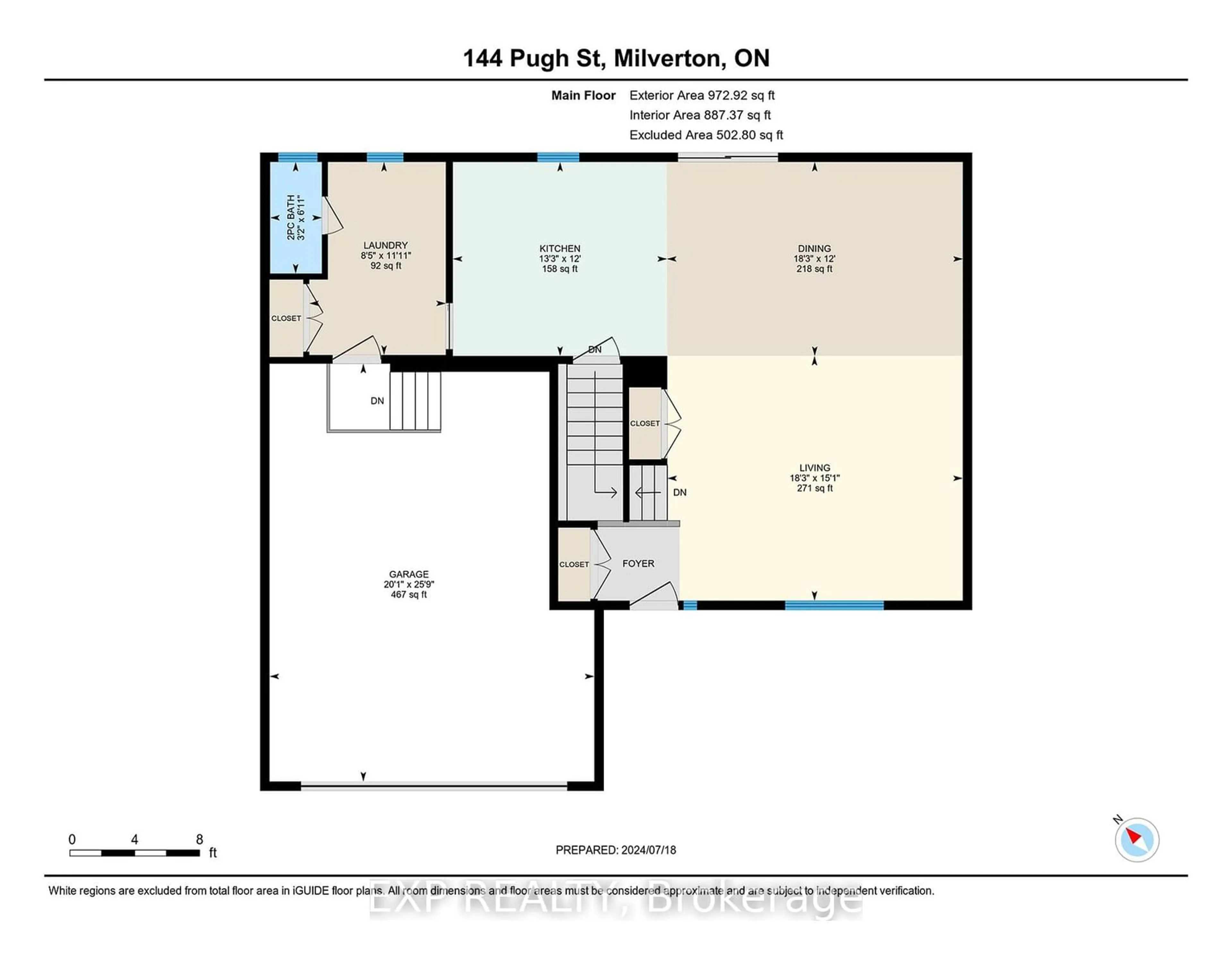 Floor plan for 144 Pugh St, Perth East Ontario N0K 1M0