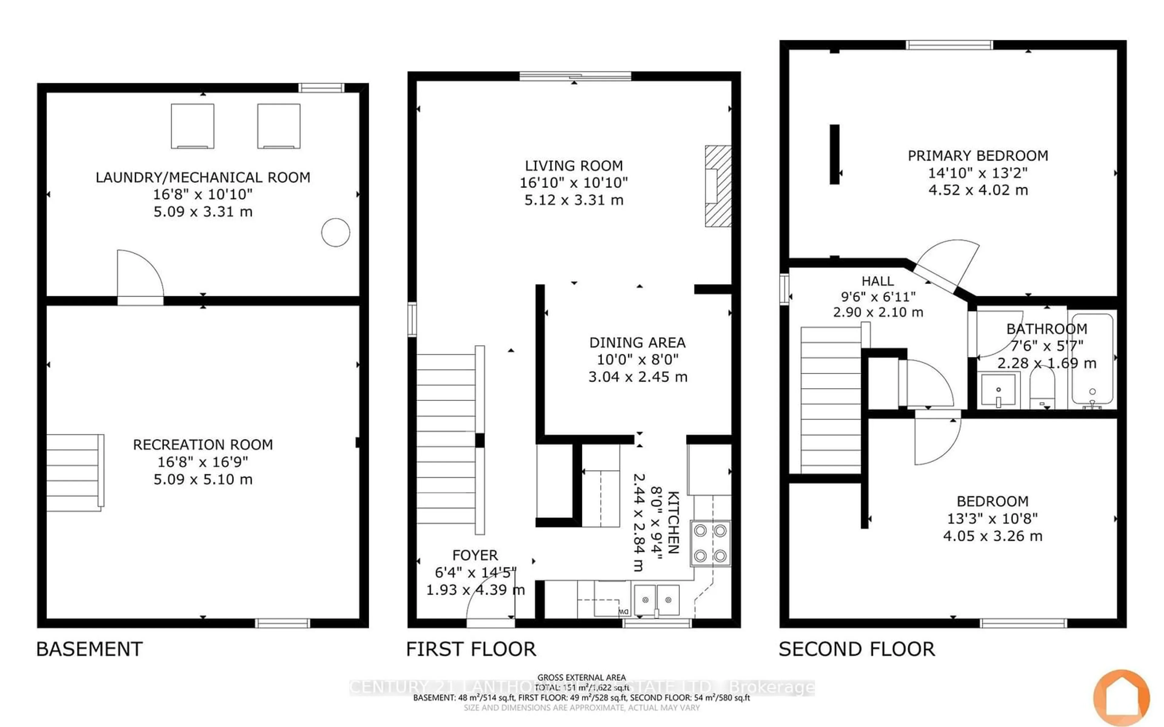 Floor plan for 54 - G Cascade Blvd, Belleville Ontario K8P 4W1