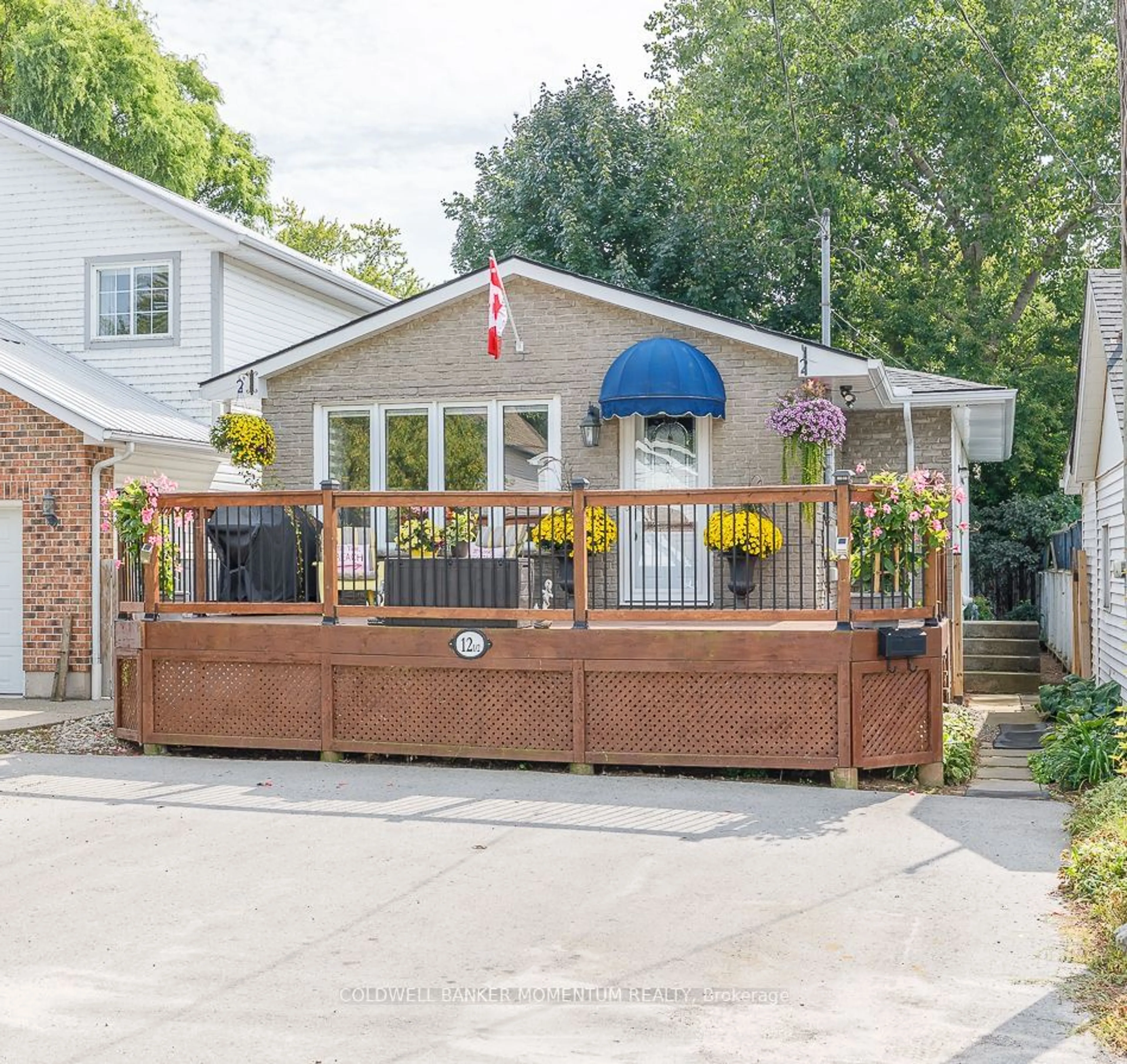 Patio, the fenced backyard for 12 1/2 Beachaven Dr, St. Catharines Ontario L2M 1A4