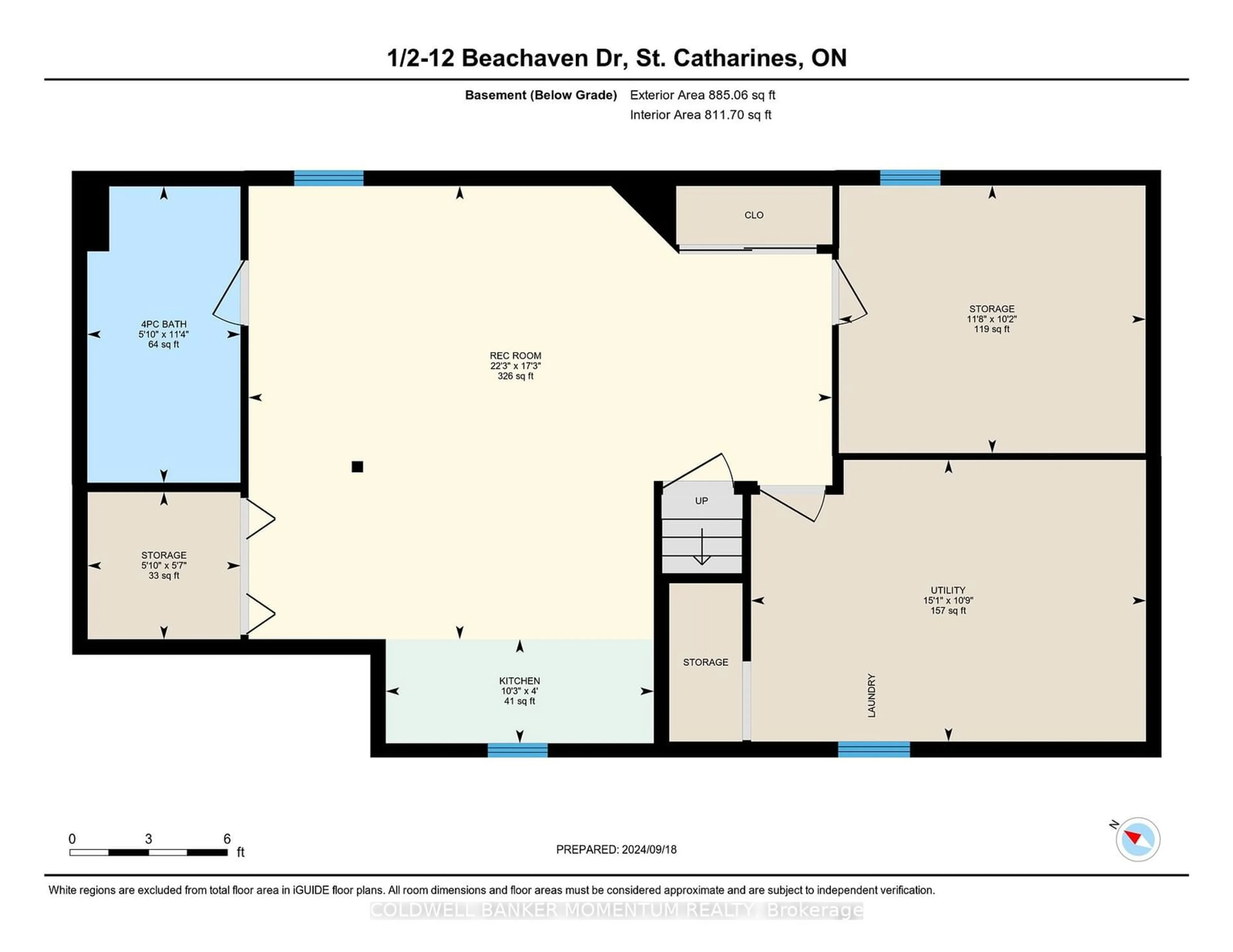 Floor plan for 12 1/2 Beachaven Dr, St. Catharines Ontario L2M 1A4