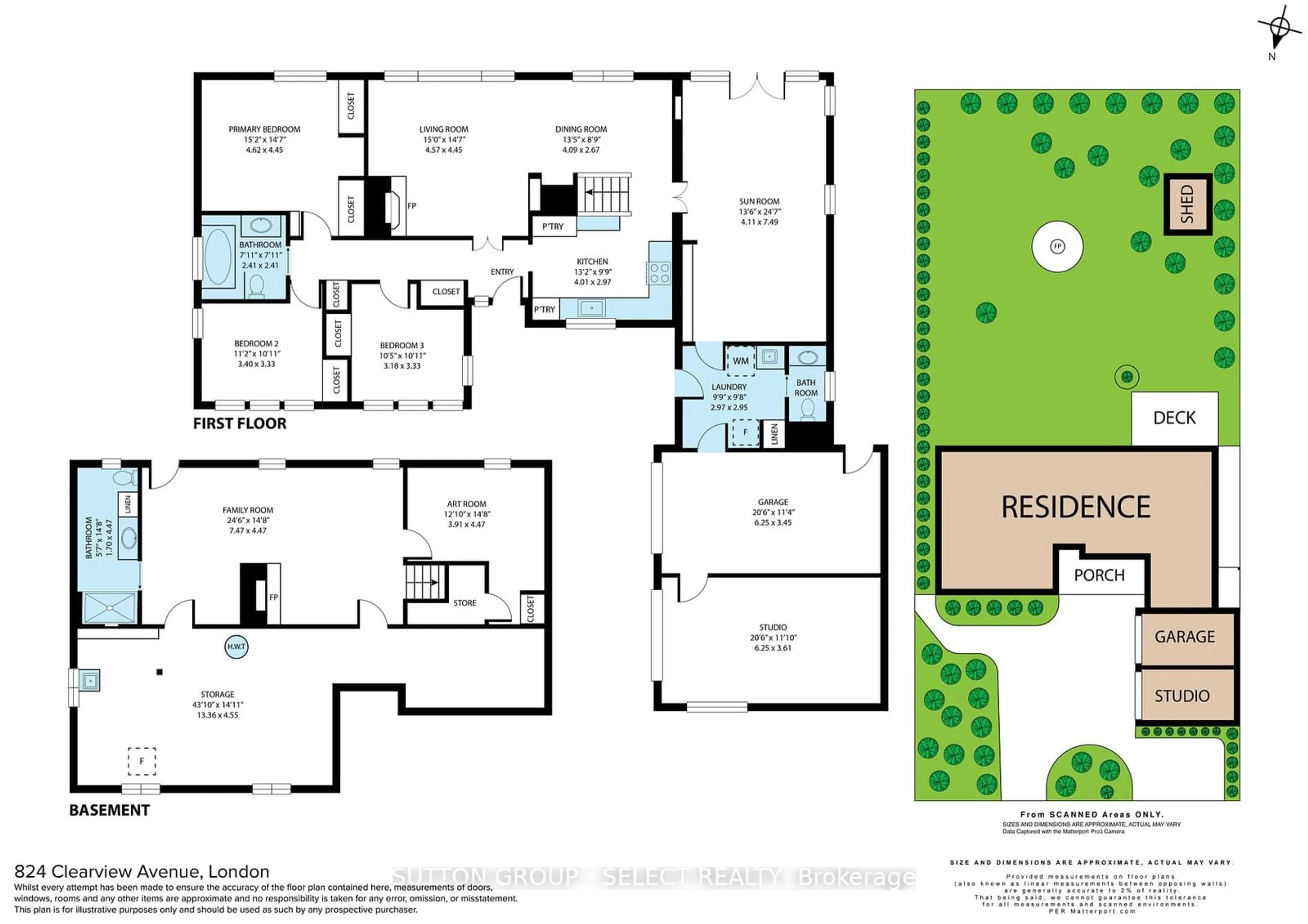 Floor plan for 824 Clearview Ave, London Ontario N6H 2N2