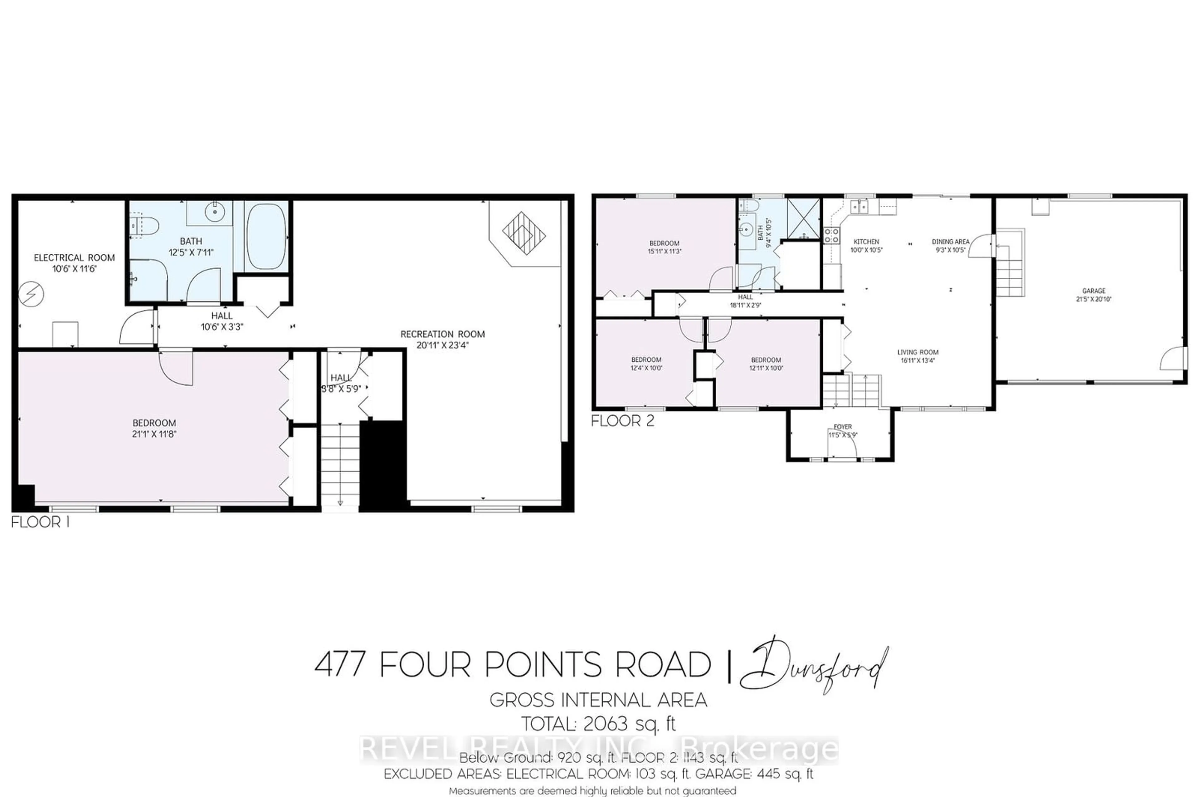 Floor plan for 477 Four Points Rd, Kawartha Lakes Ontario K0M 1L0