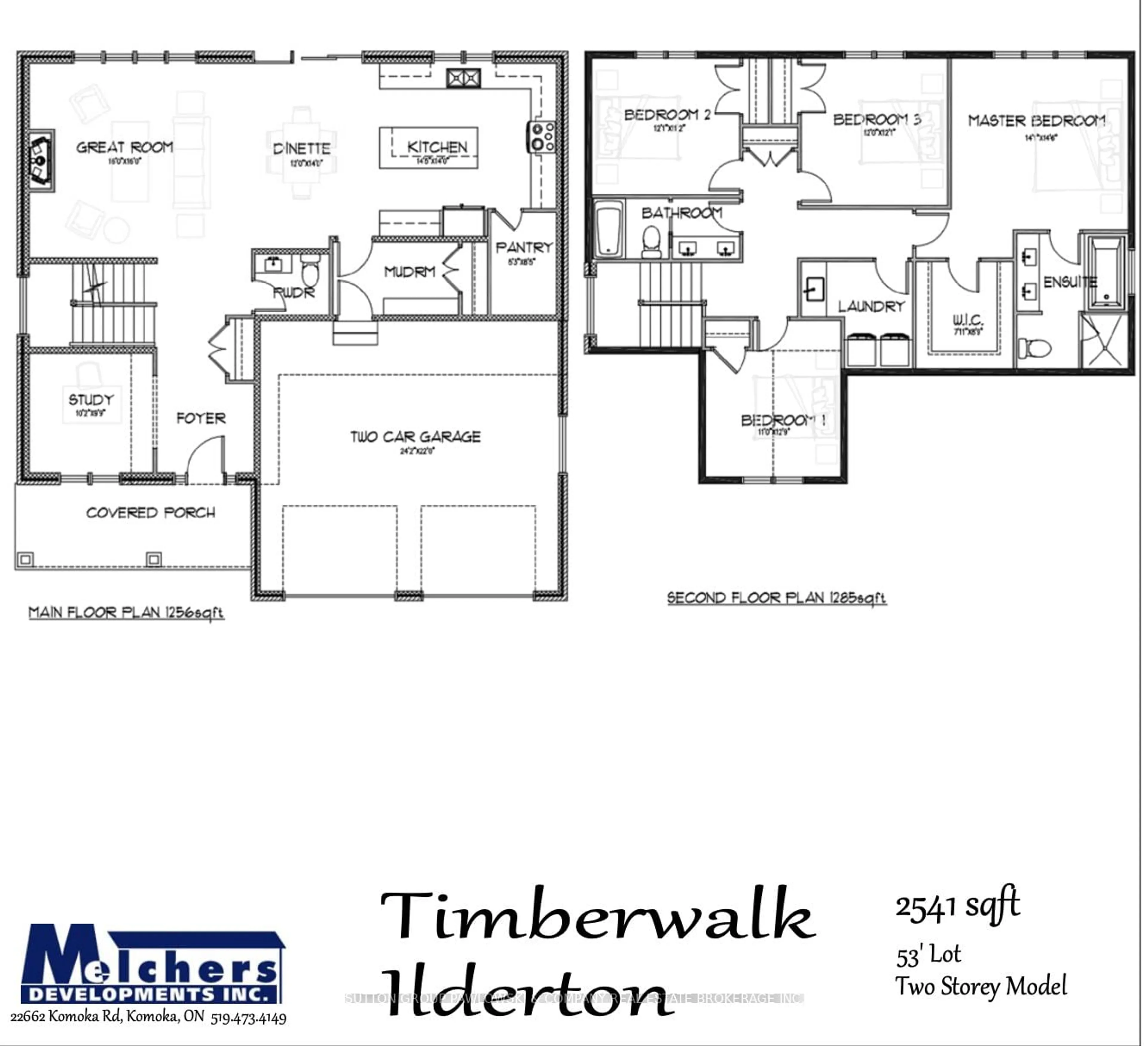 Floor plan for 190 TIMBERWALK Tr, Middlesex Centre Ontario N0M 2A0