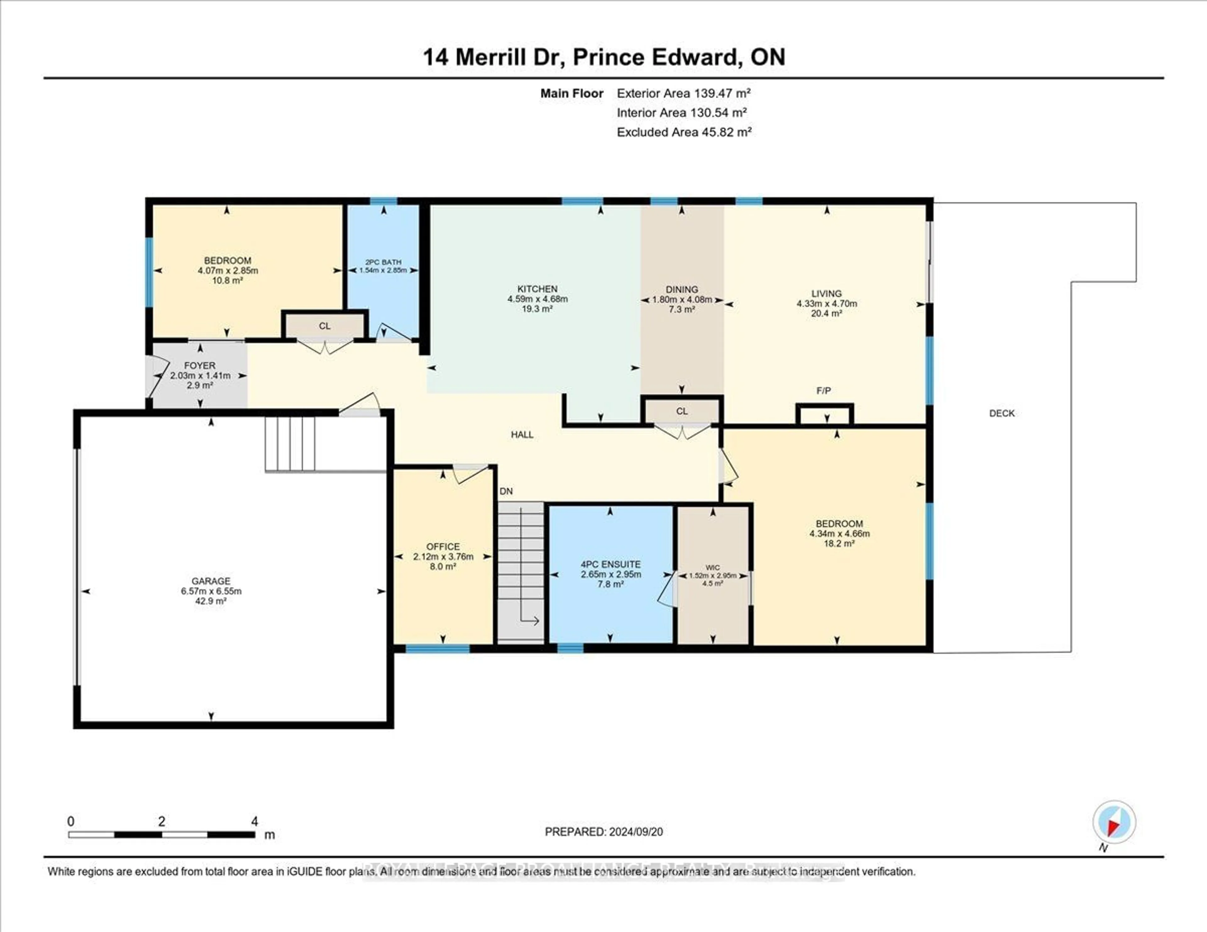 Floor plan for 14 Merrill Dr, Prince Edward County Ontario K0K 3L0