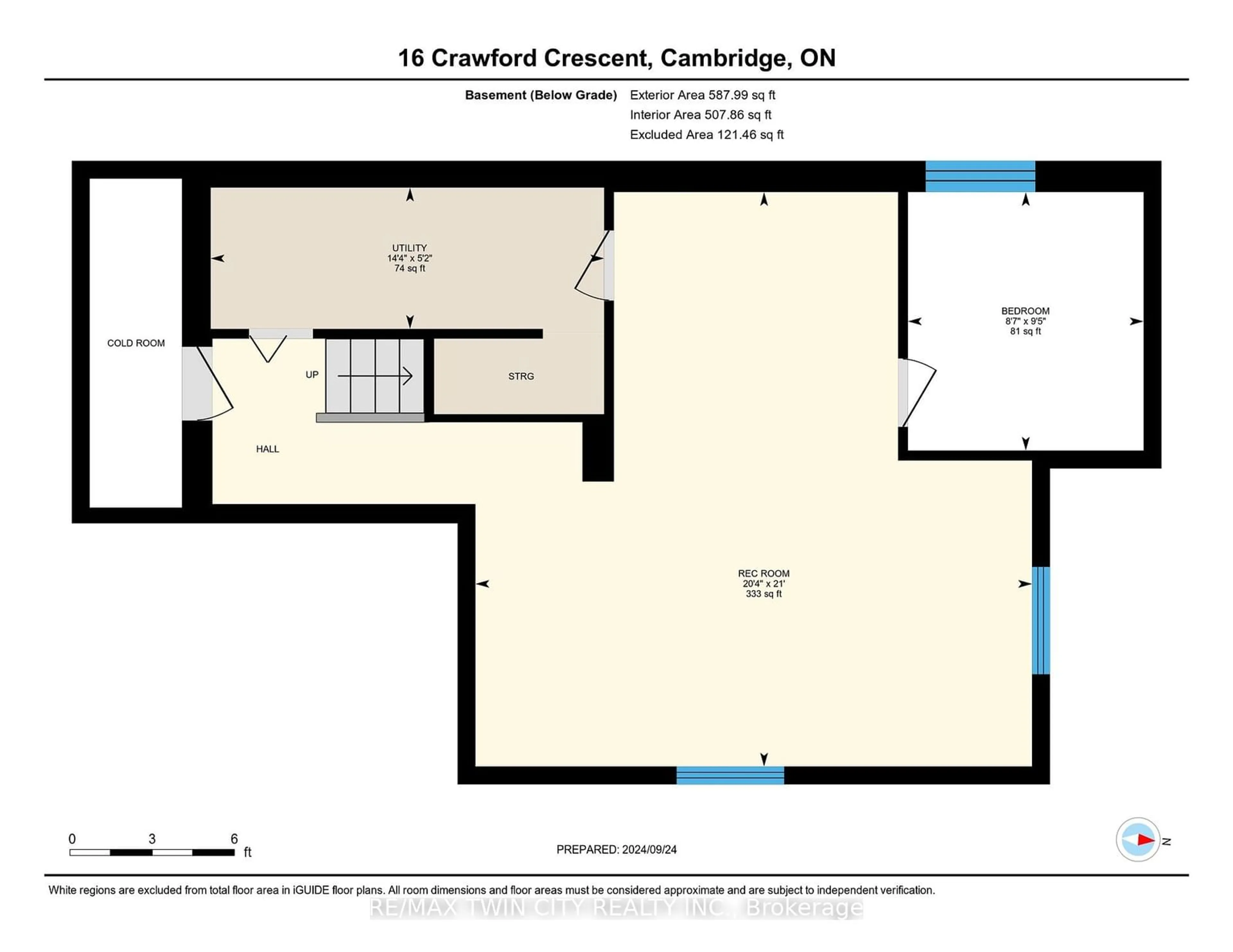 Floor plan for 16 Crawford Cres, Cambridge Ontario N1T 1X7