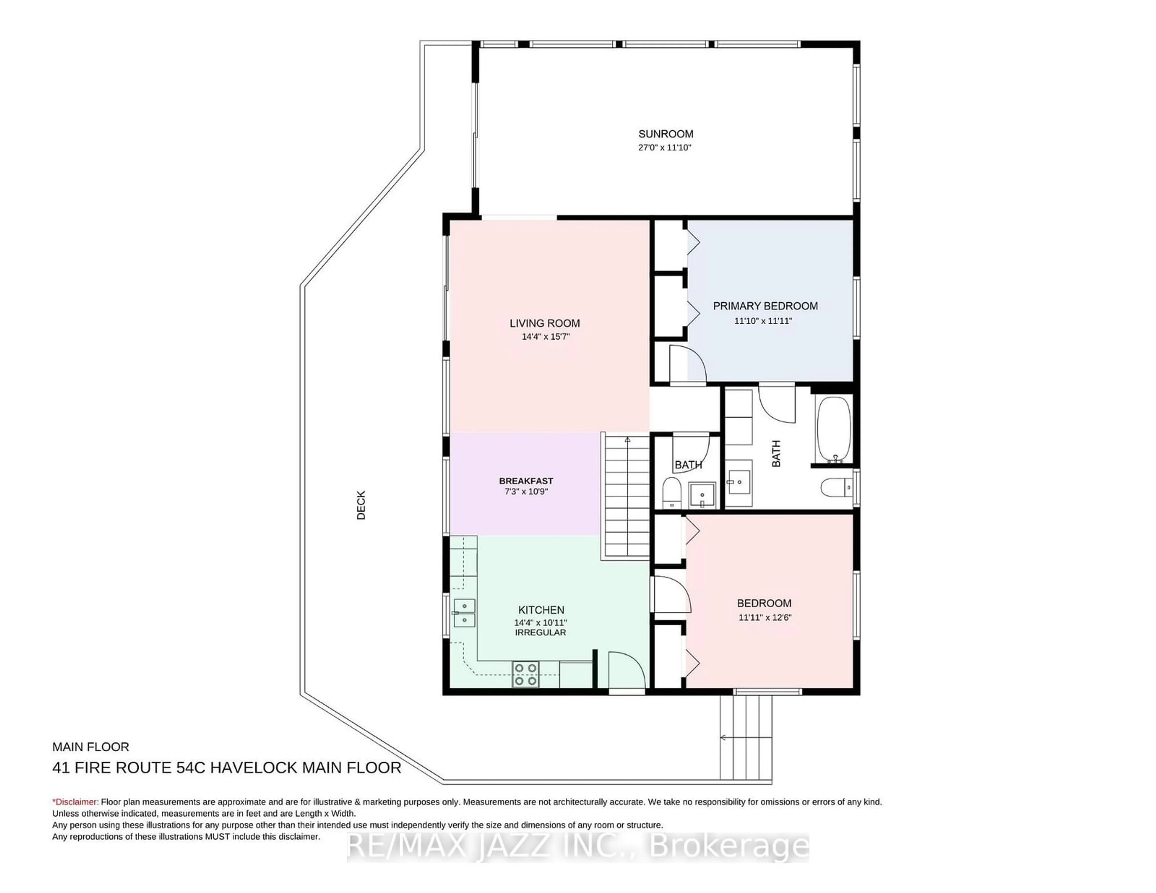 Floor plan for 41 Fire Route 54C, Havelock-Belmont-Methuen Ontario K0L 1Z0