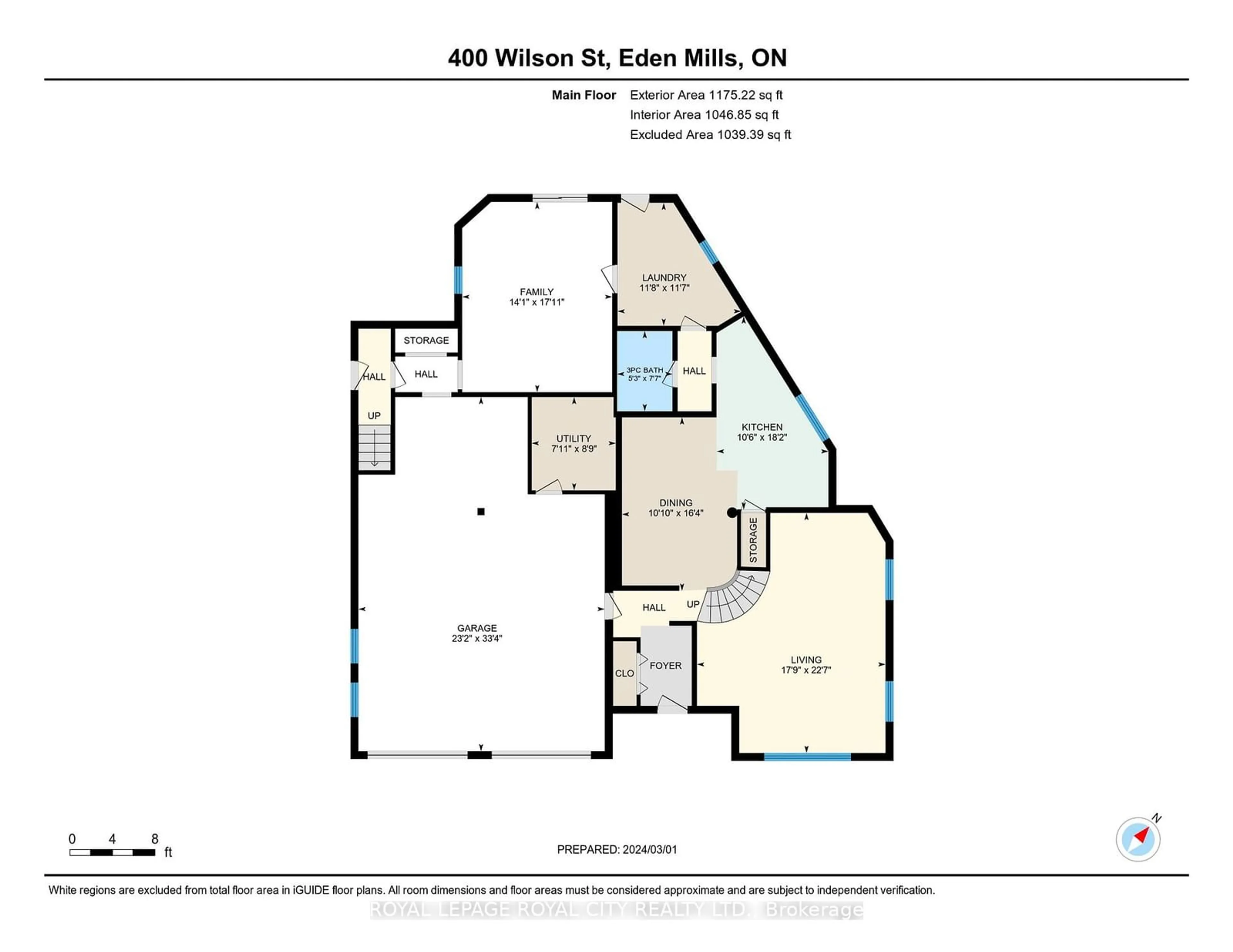 Floor plan for 400 Wilson St, Guelph/Eramosa Ontario N0B 1P0