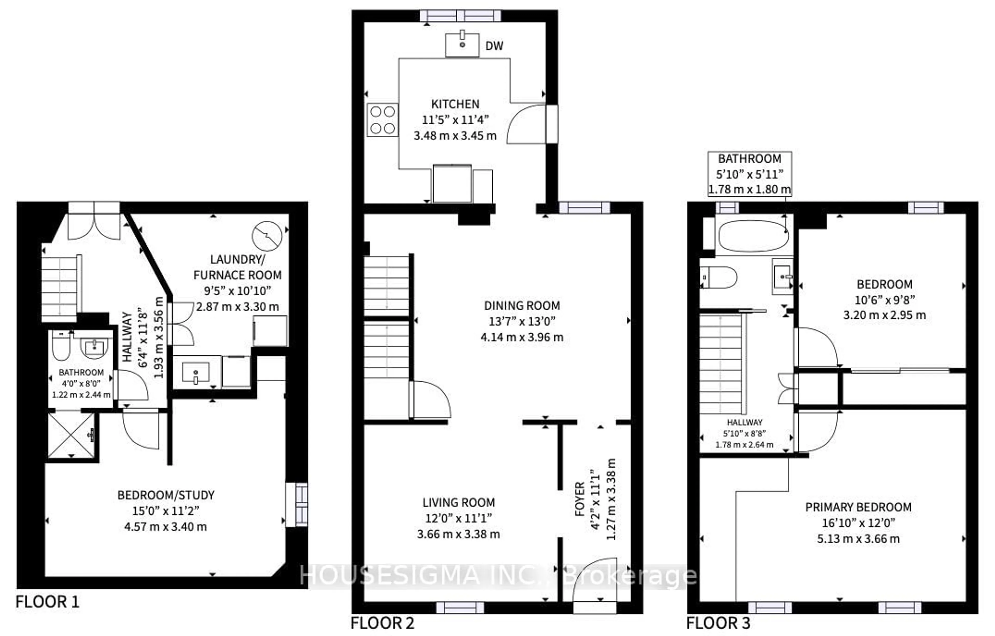 Floor plan for 19 Baker St, Hamilton Ontario L8R 1V2