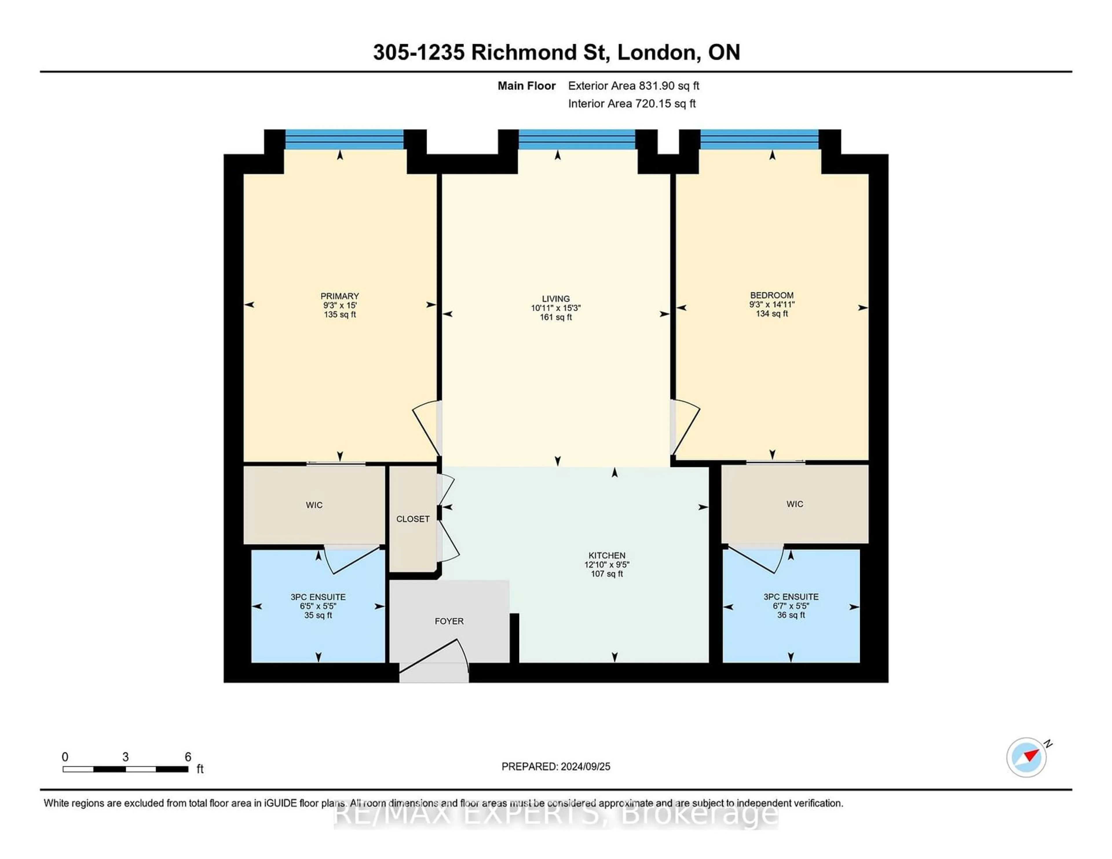 Floor plan for 1235 Richmond St #305, London Ontario N6A 0C1