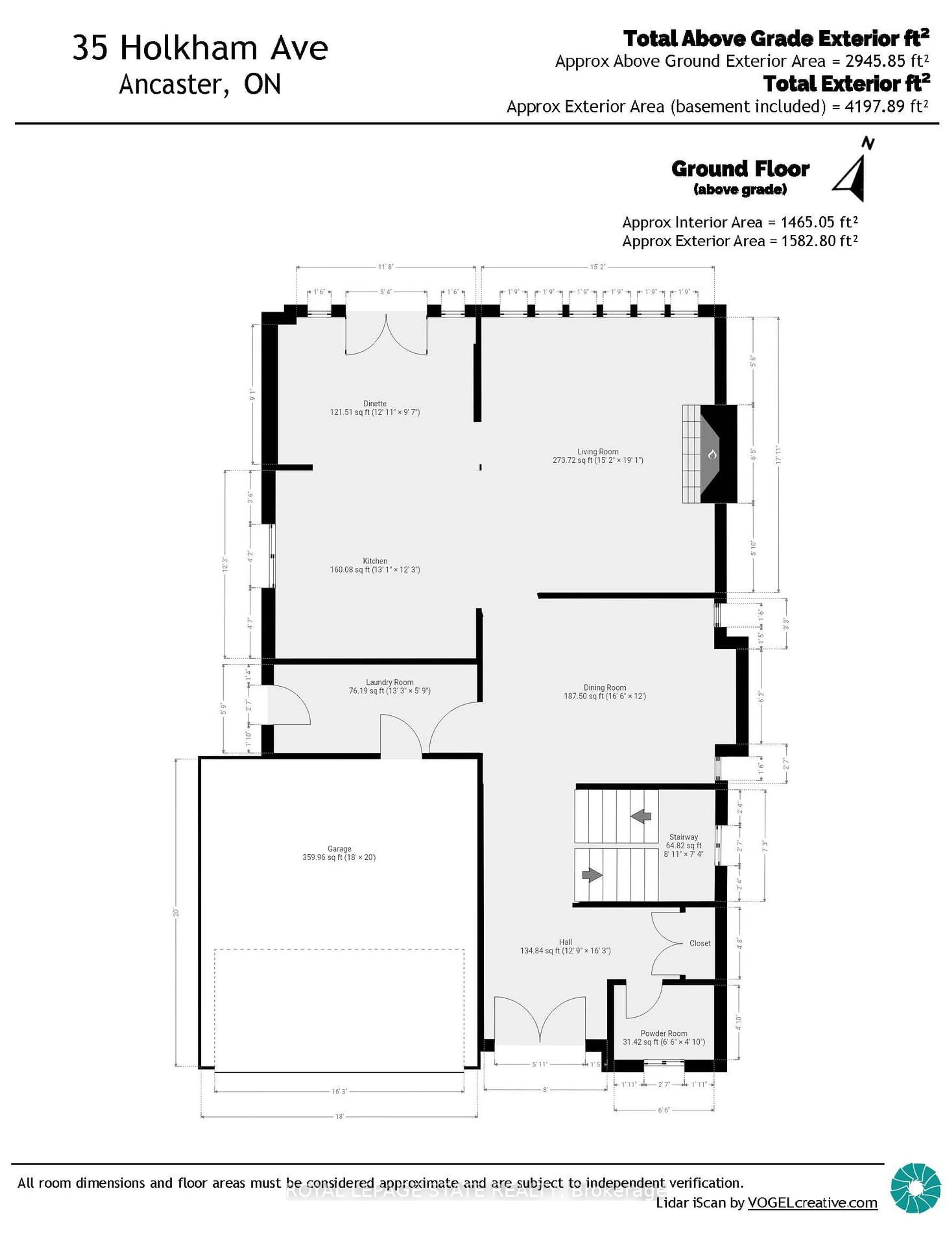 Floor plan for 35 Holkham Ave, Hamilton Ontario L9K 1N8