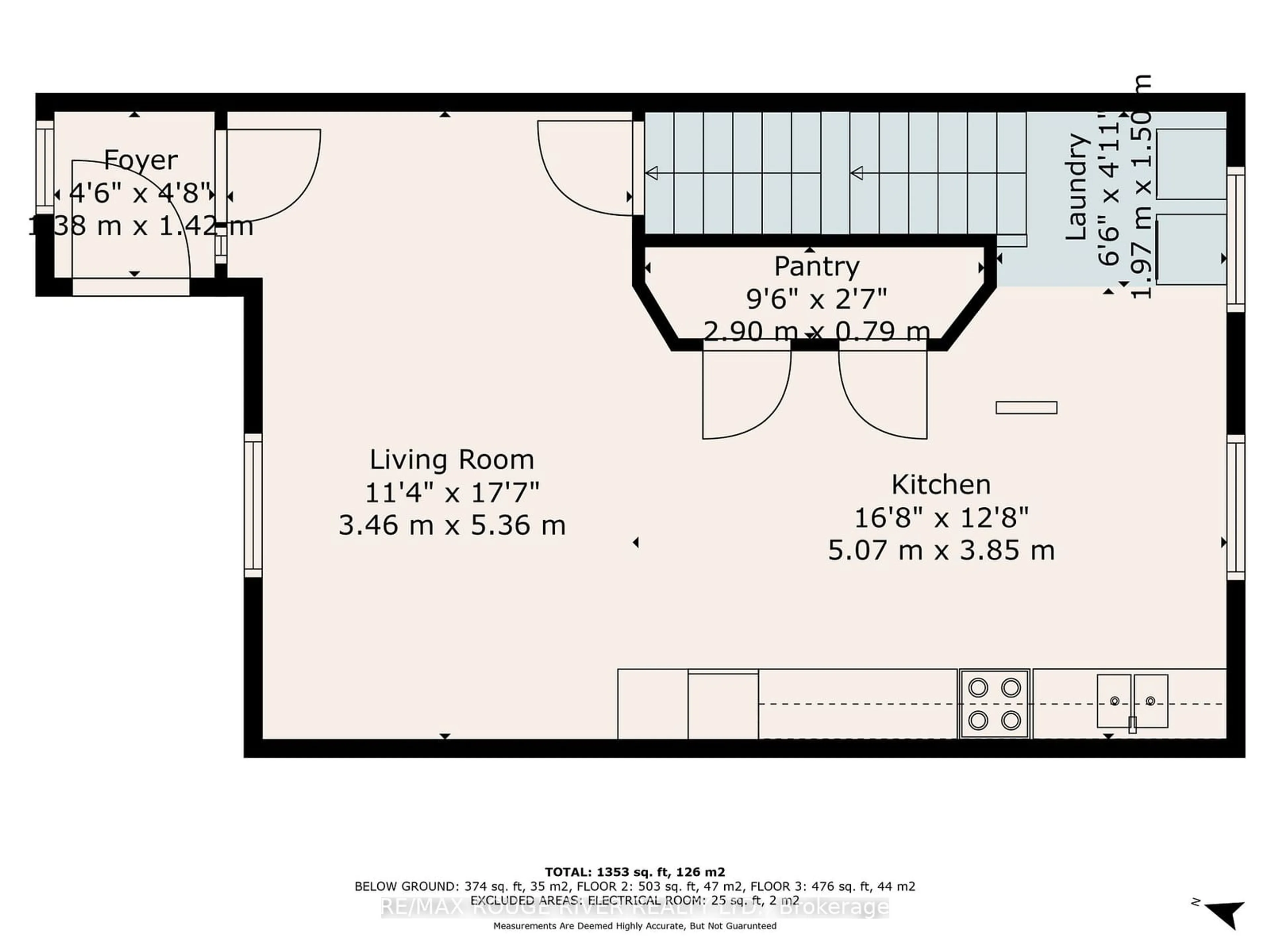 Floor plan for 5 Bedford St, Port Hope Ontario L1A 1W2