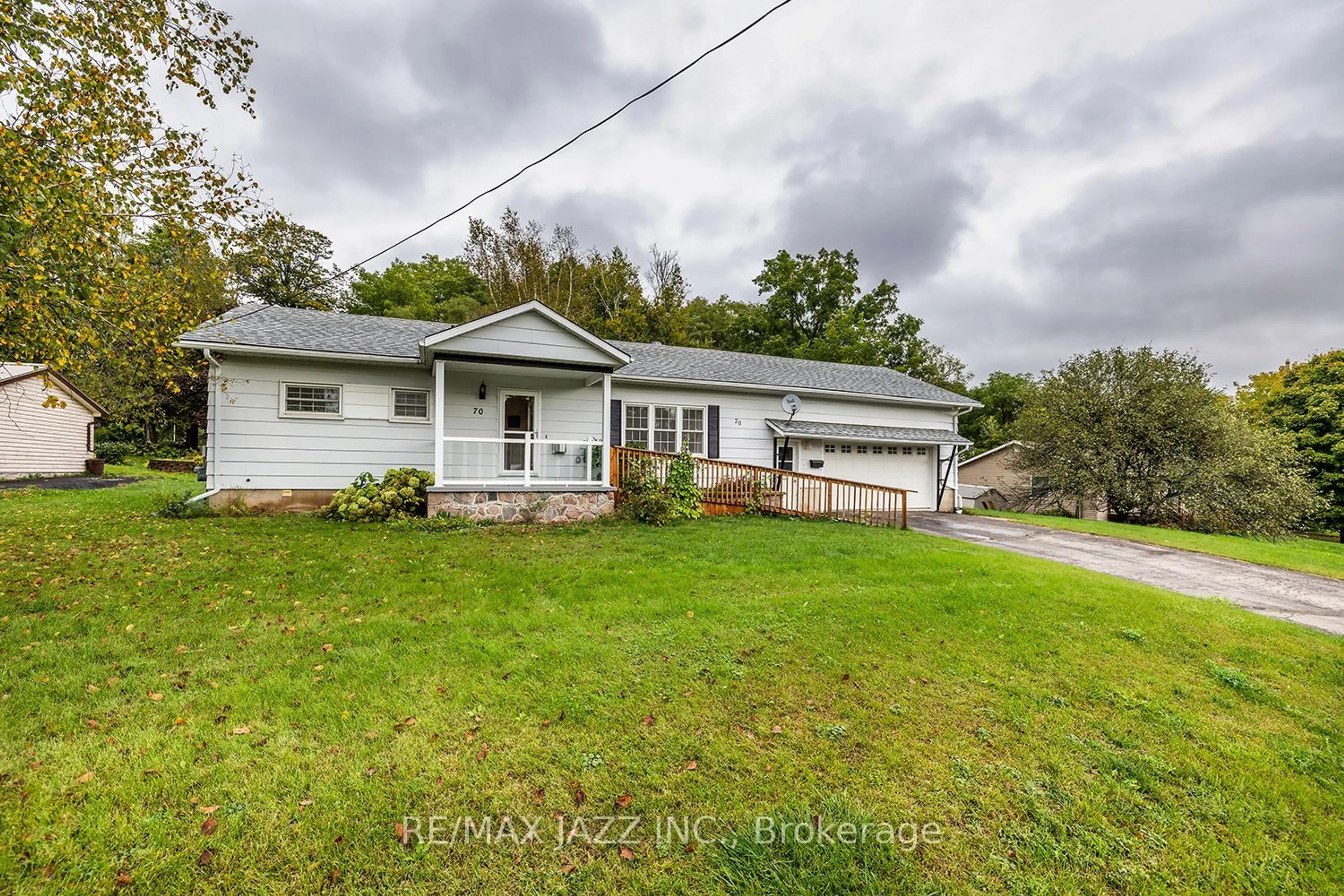 Frontside or backside of a home, the street view for 70 Livingstone Ave, Madoc Ontario K0K 2K0