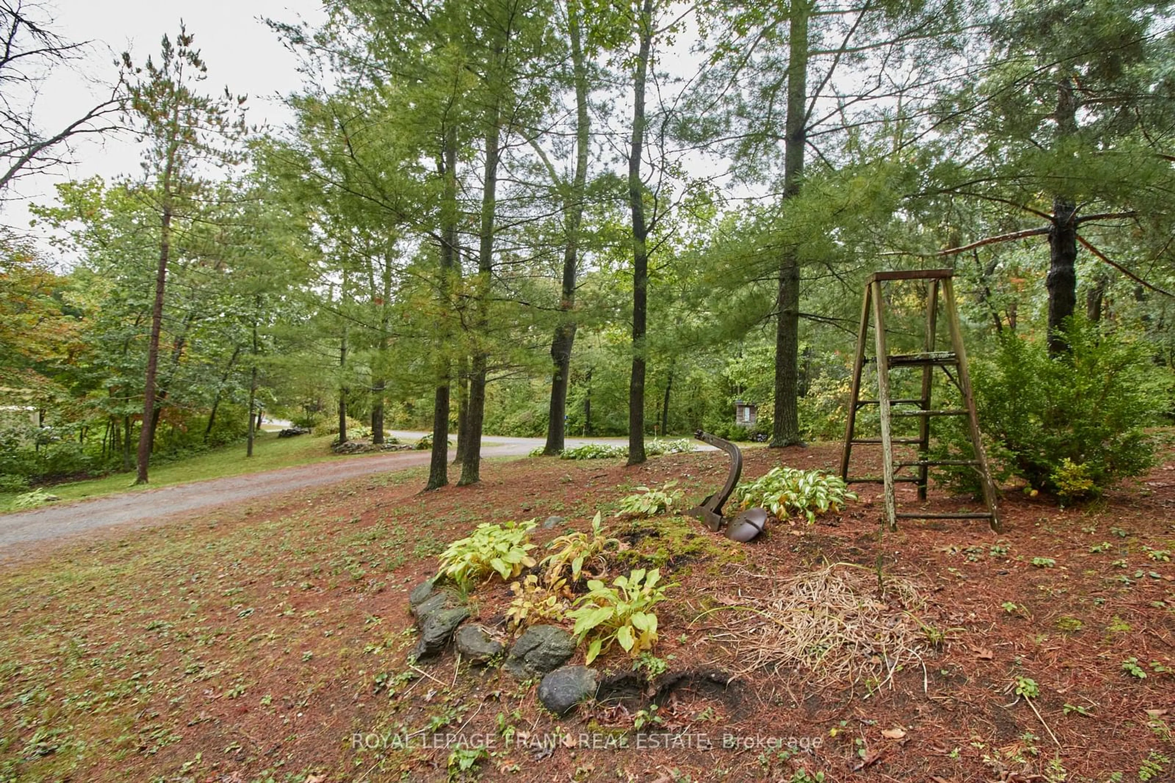 Patio, the fenced backyard for 304 Clarkson Rd, Cramahe Ontario K0K 1M0