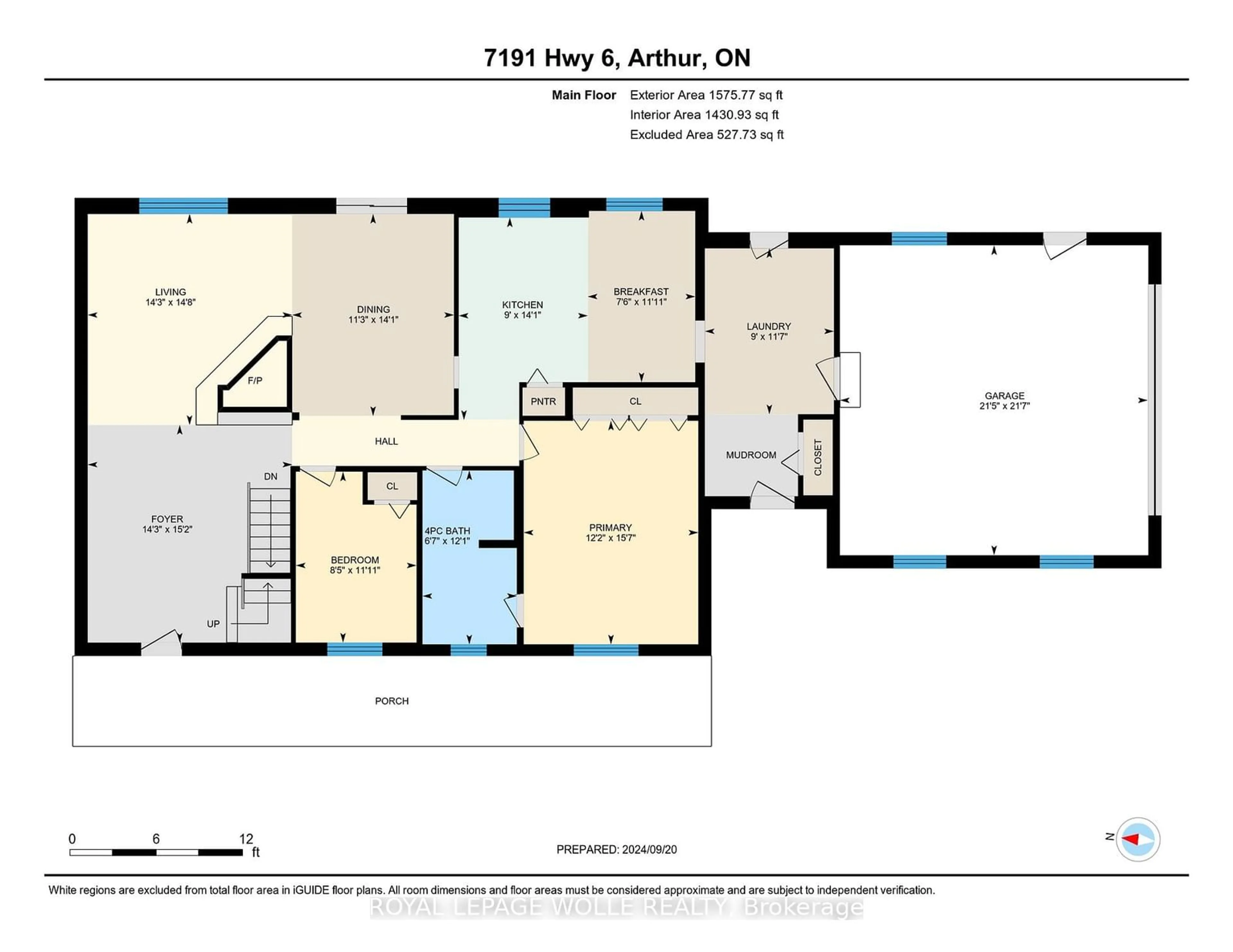 Floor plan for 7191 Highway 6, Mapleton Ontario N0G 1A0