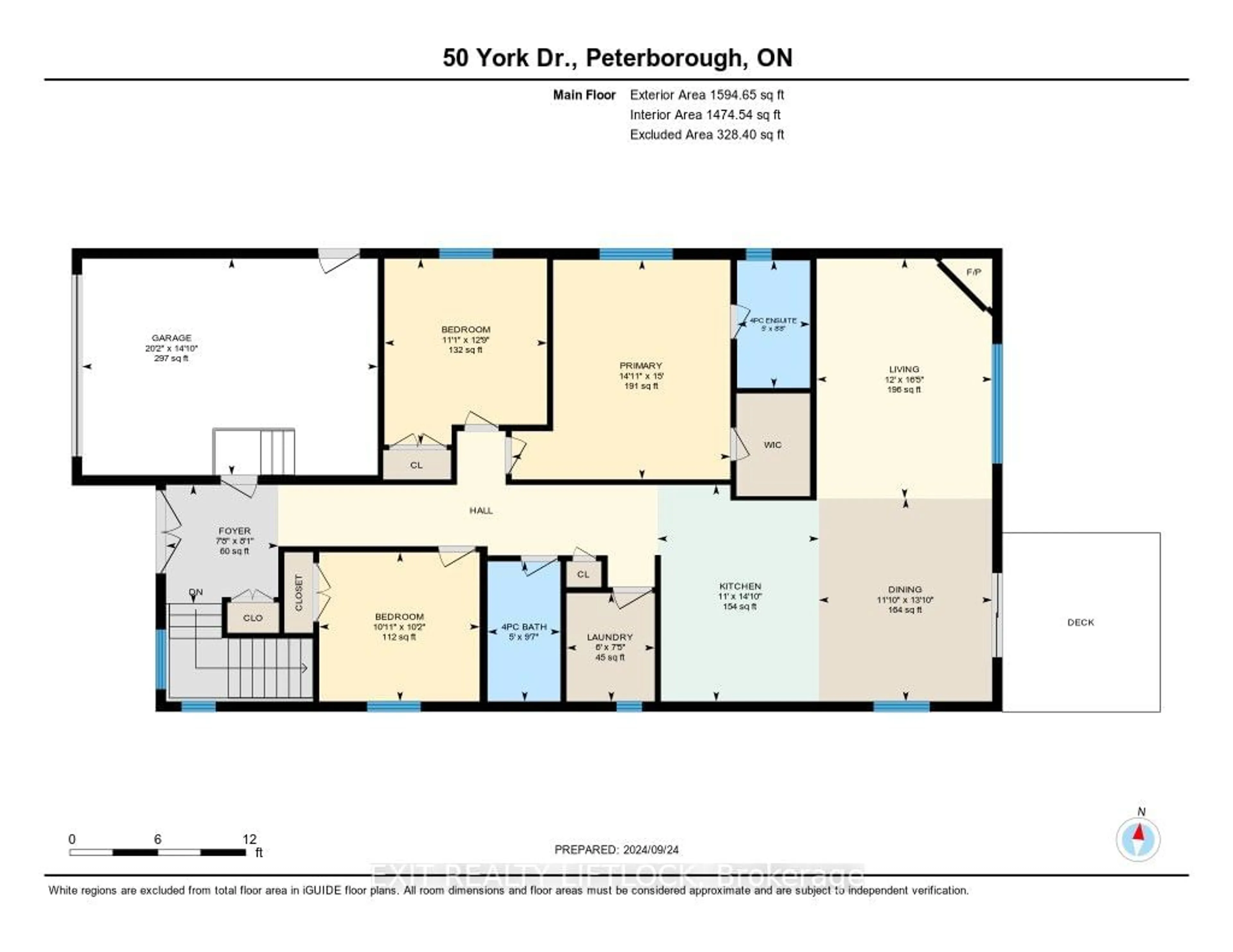 Floor plan for 50 York Dr, Peterborough Ontario K9K 0H1