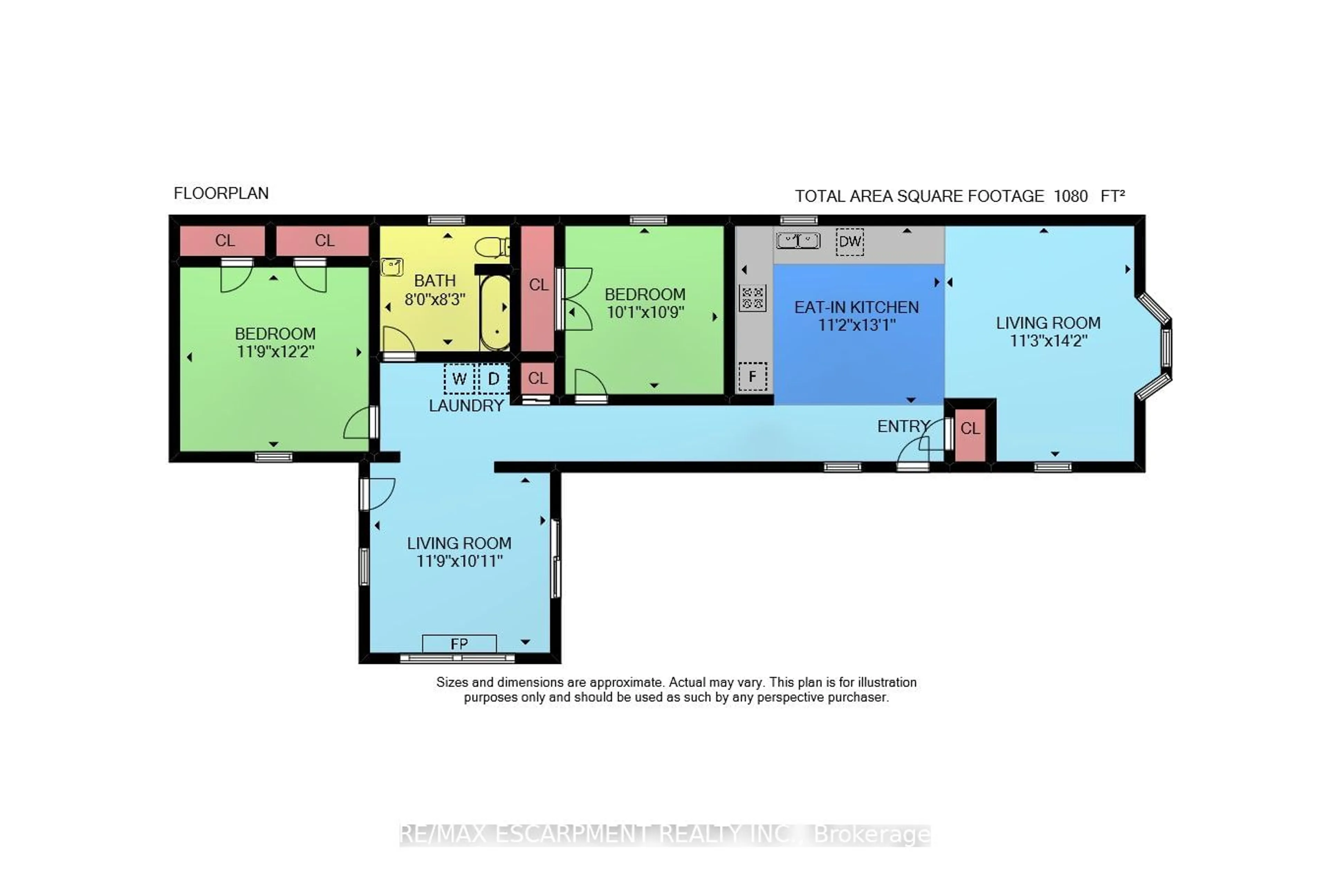 Floor plan for 3033 Townline Rd #136, Fort Erie Ontario L0S 1S1