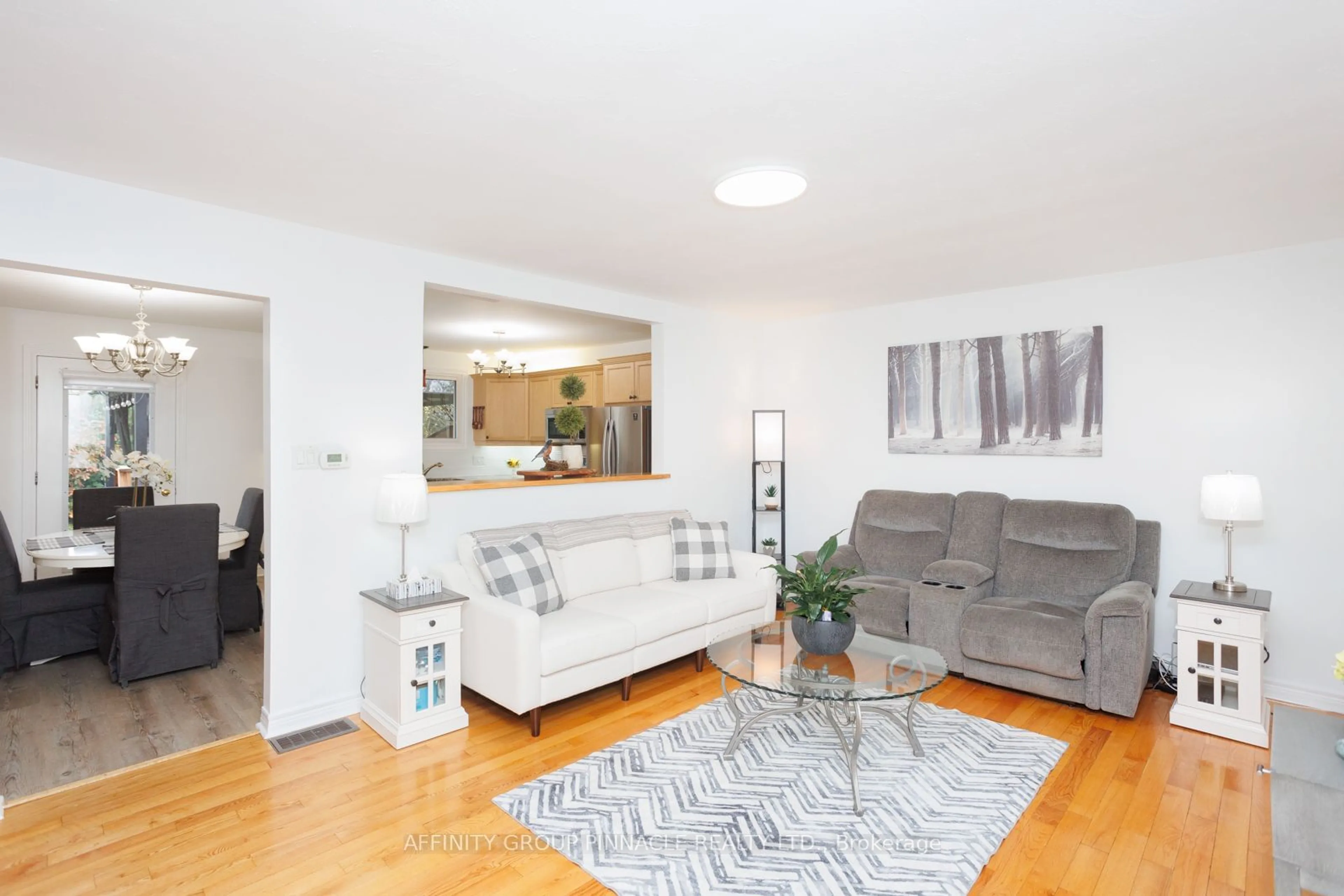 Living room, wood floors for 1 Hopkins Rd, Kawartha Lakes Ontario K9V 5G9