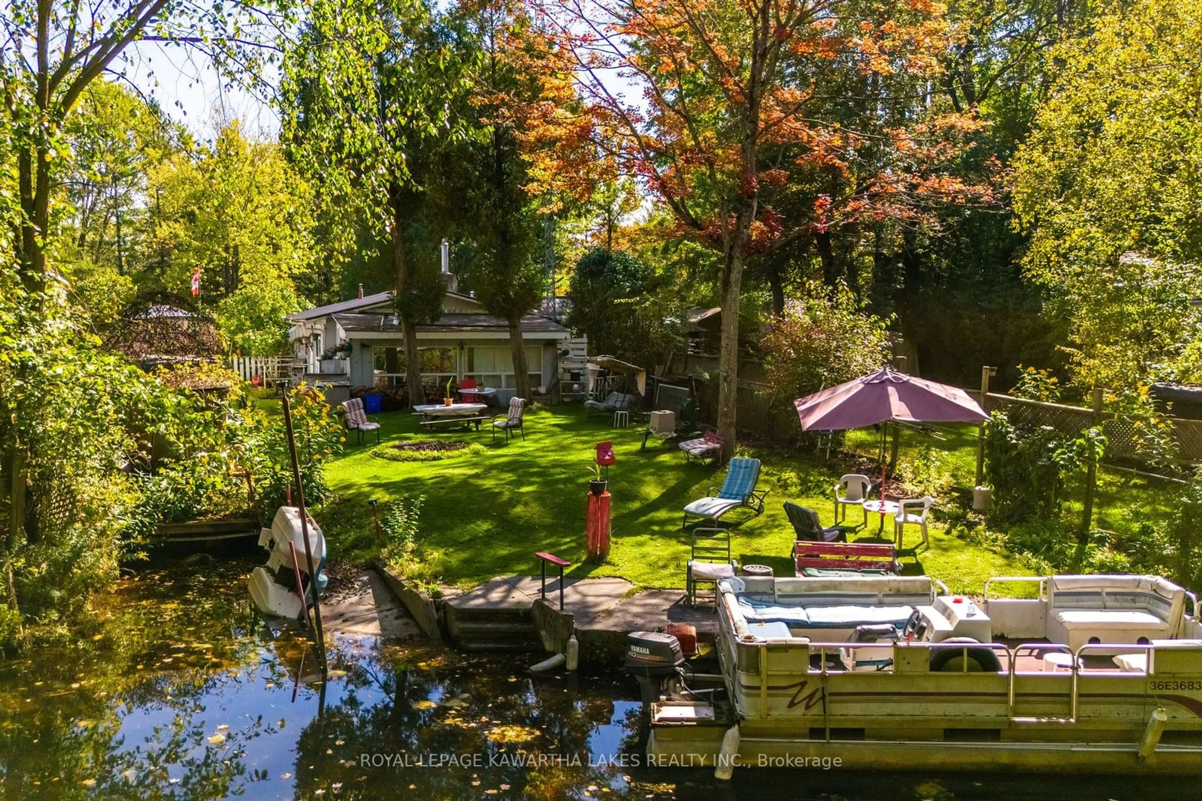 Patio, water/lake/river/ocean view for 31 Jubbs Shore Rd, Kawartha Lakes Ontario K0M 1N0