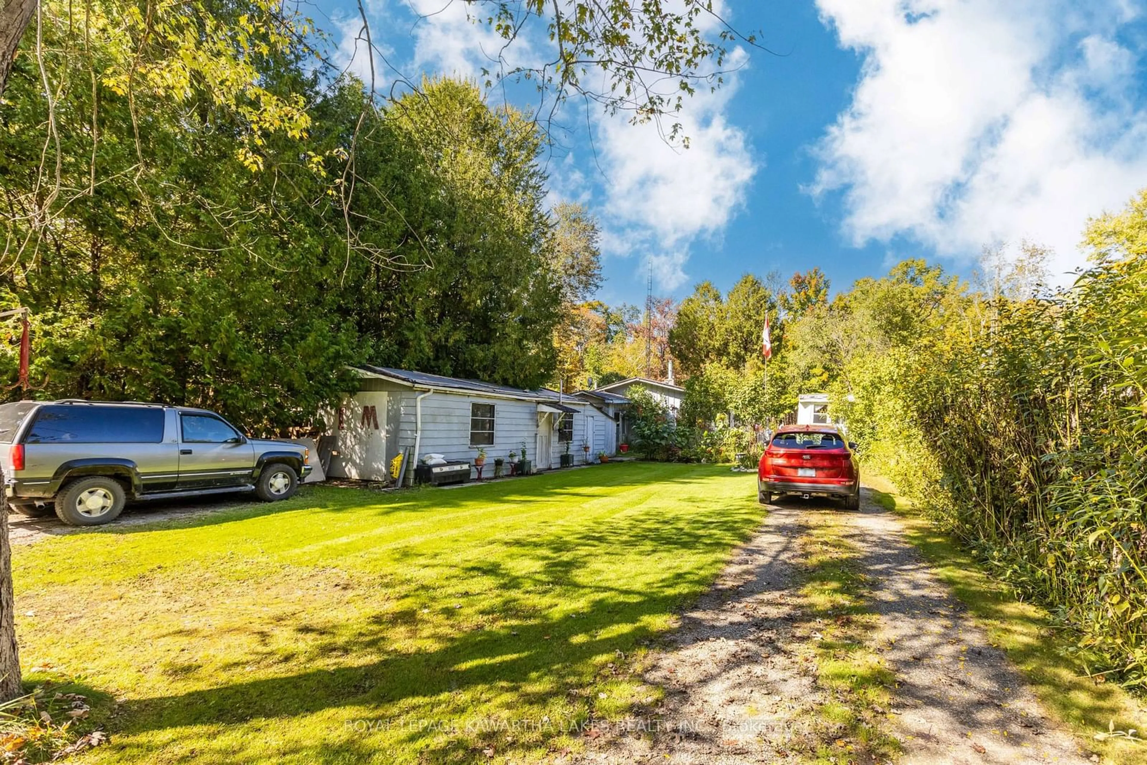 A pic from outside/outdoor area/front of a property/back of a property/a pic from drone, street for 31 Jubbs Shore Rd, Kawartha Lakes Ontario K0M 1N0