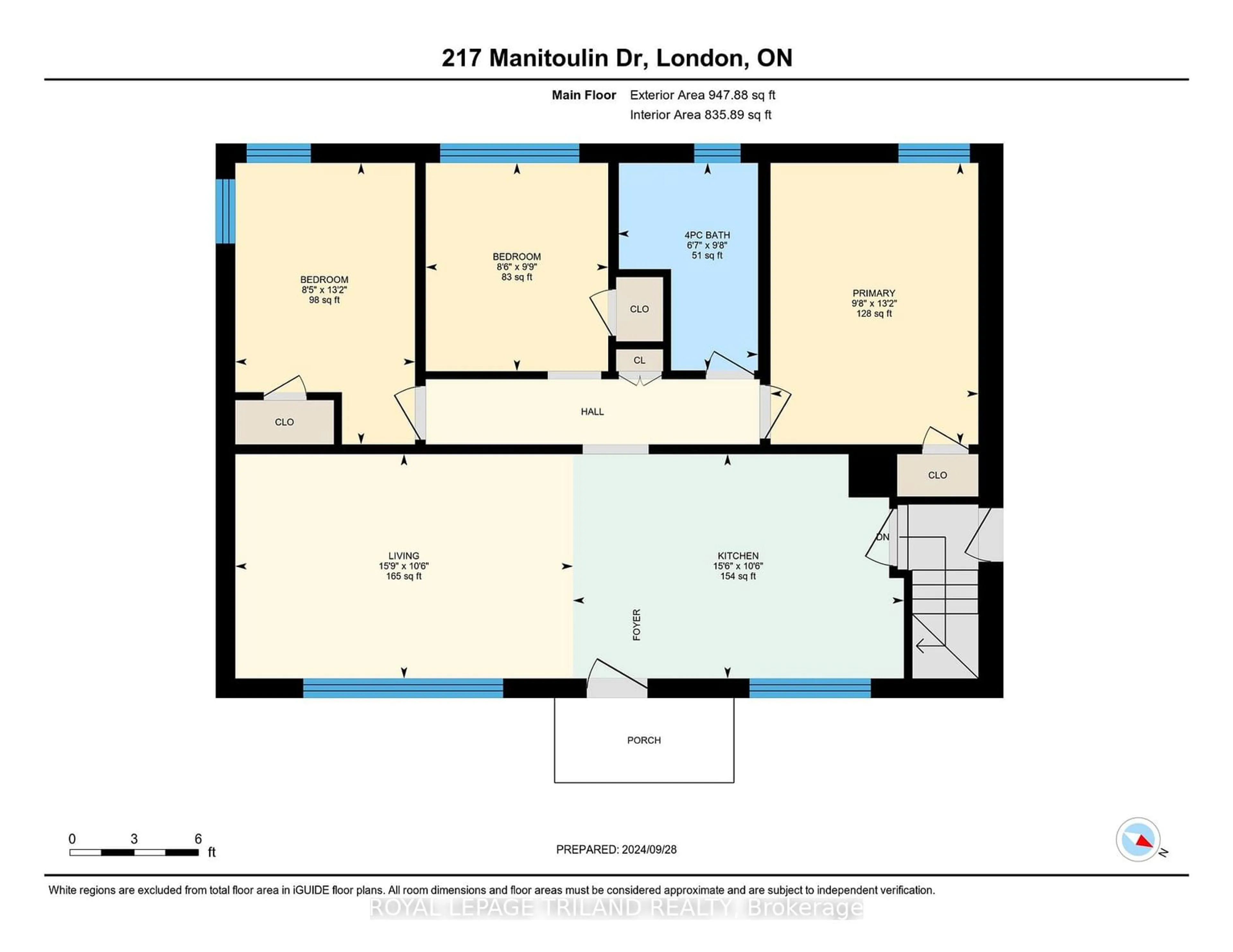 Floor plan for 217 Manitoulin Dr, London Ontario N5W 1M8