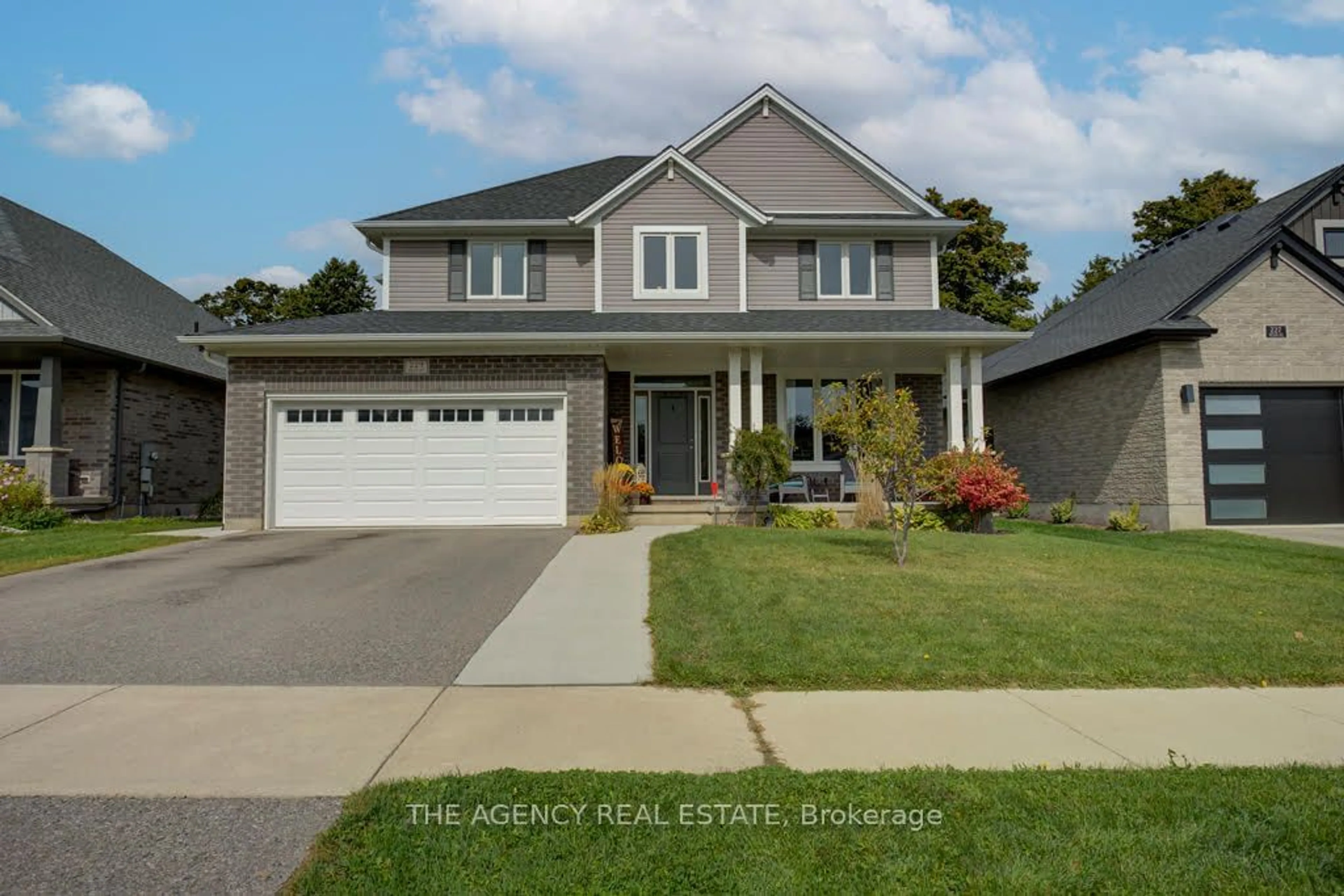 Frontside or backside of a home, the street view for 229 Wilson Ave, Tillsonburg Ontario N4G 0H4